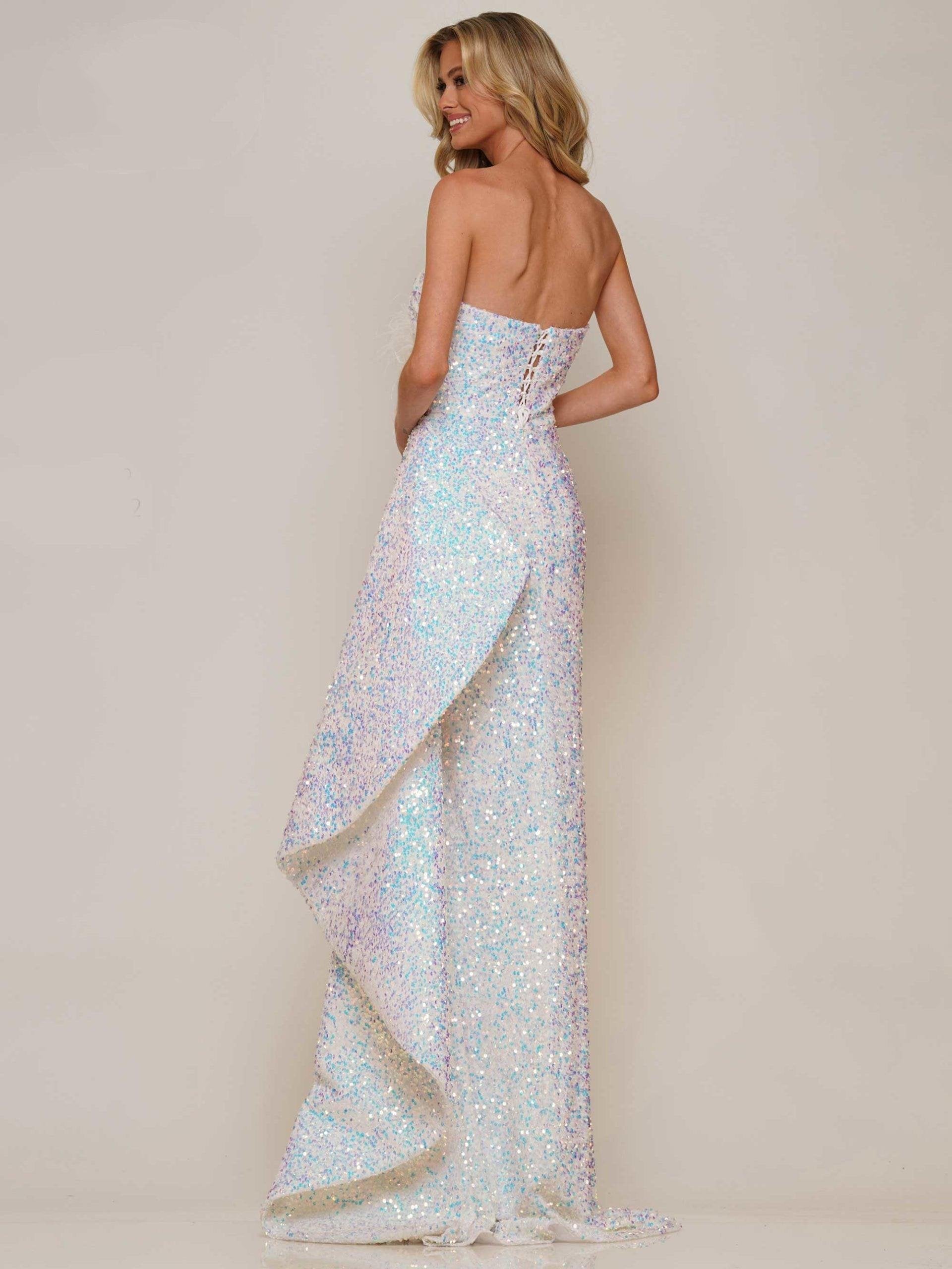 Colors Long One Shoulder Sexy Prom Dress 2994 - The Dress Outlet