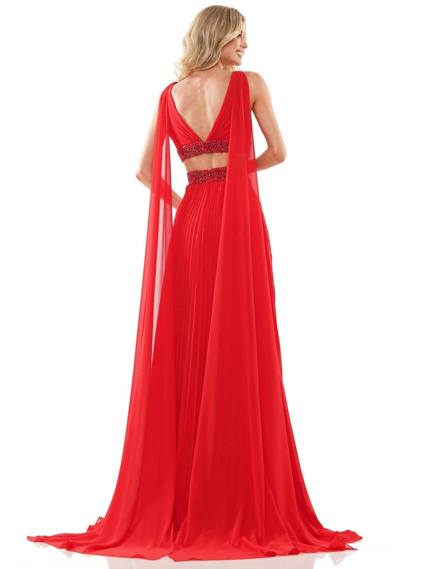 Colors Long Sleeveless Evening Dress 2895 - The Dress Outlet