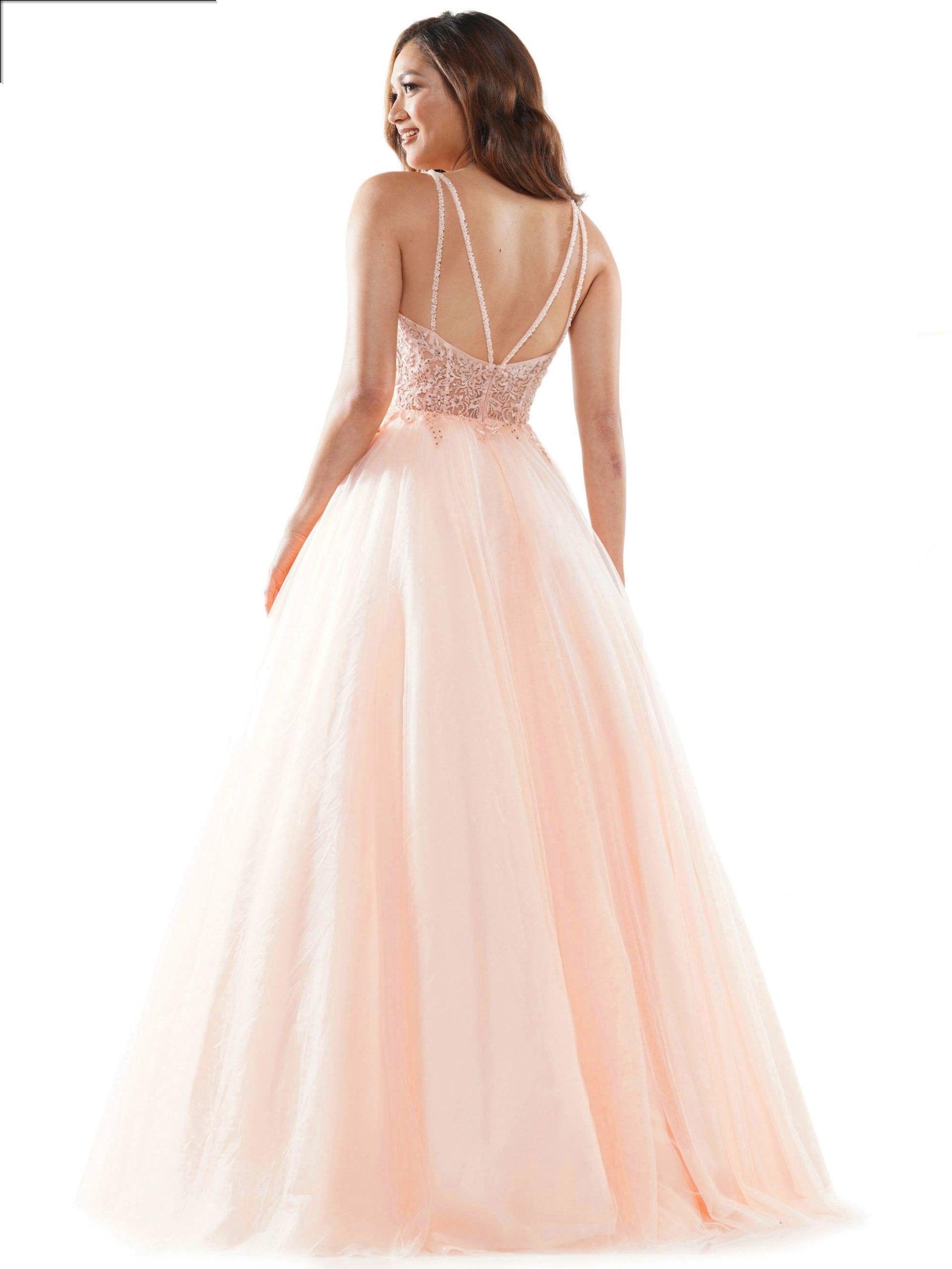 Colors Long Sleeveless Formal Prom Dress 2619 - The Dress Outlet