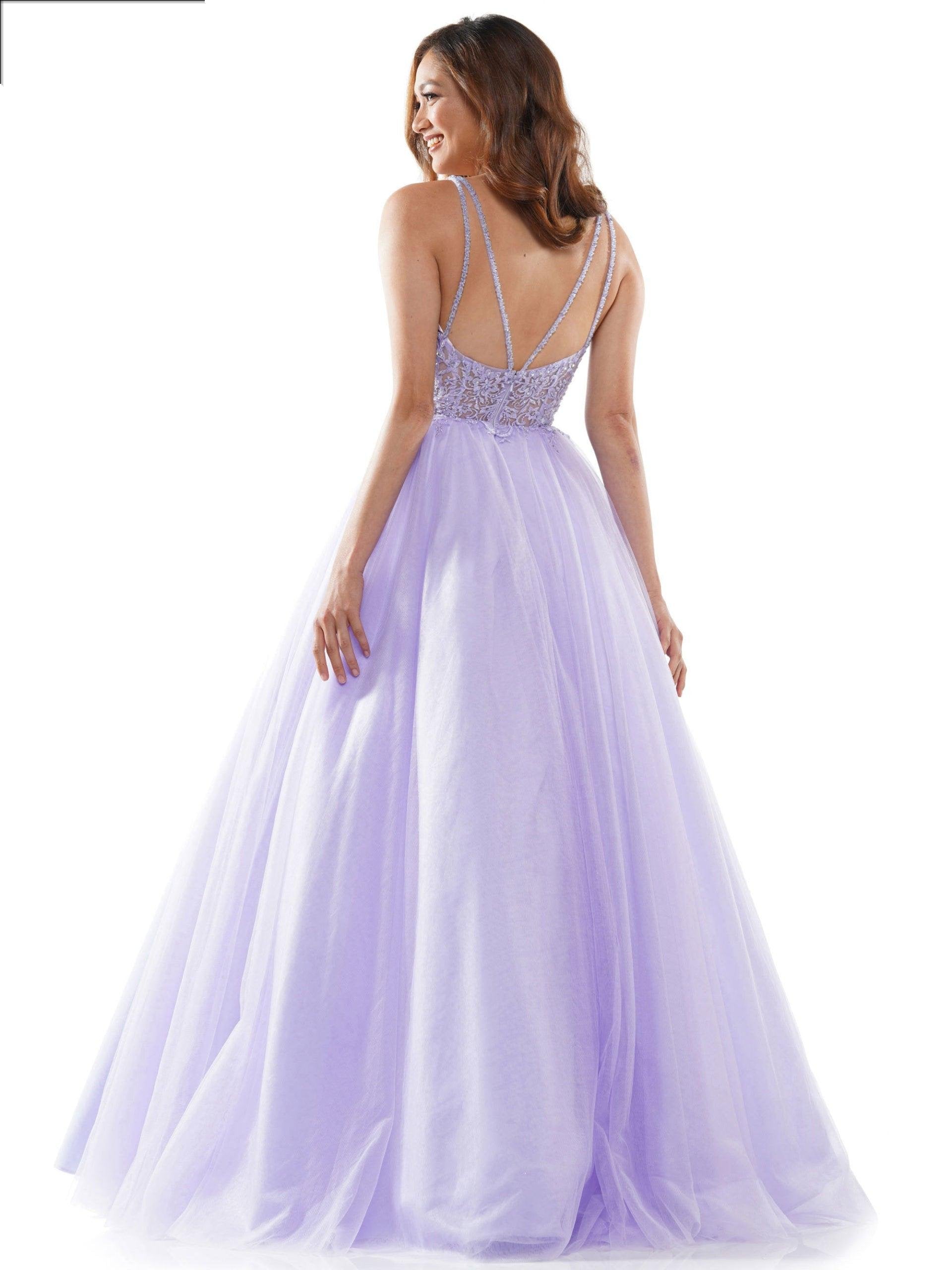 Colors Long Sleeveless Formal Prom Dress 2619 - The Dress Outlet