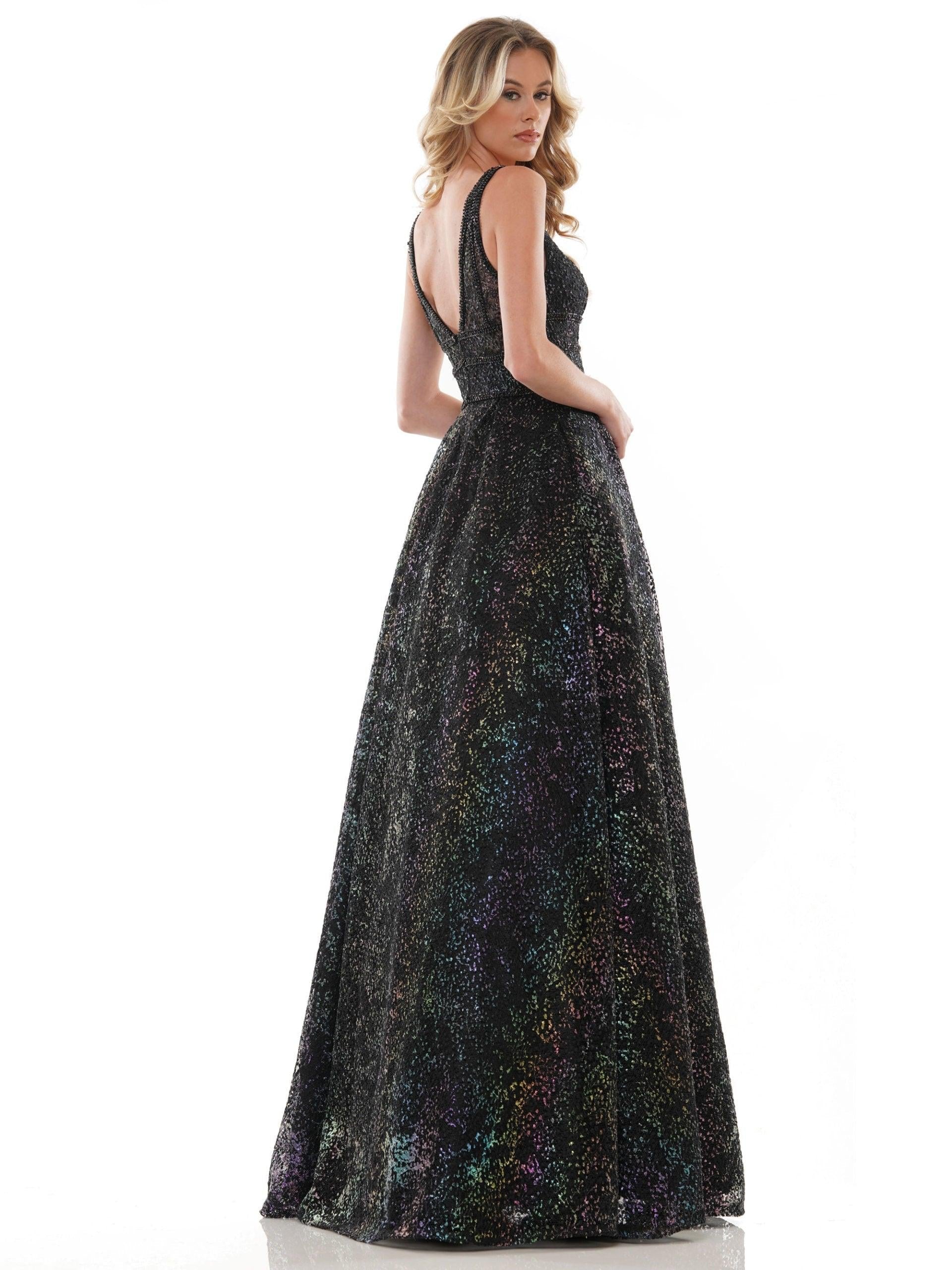 Colors Long Sleeveless Lace Prom Ball Gown 2774 - The Dress Outlet