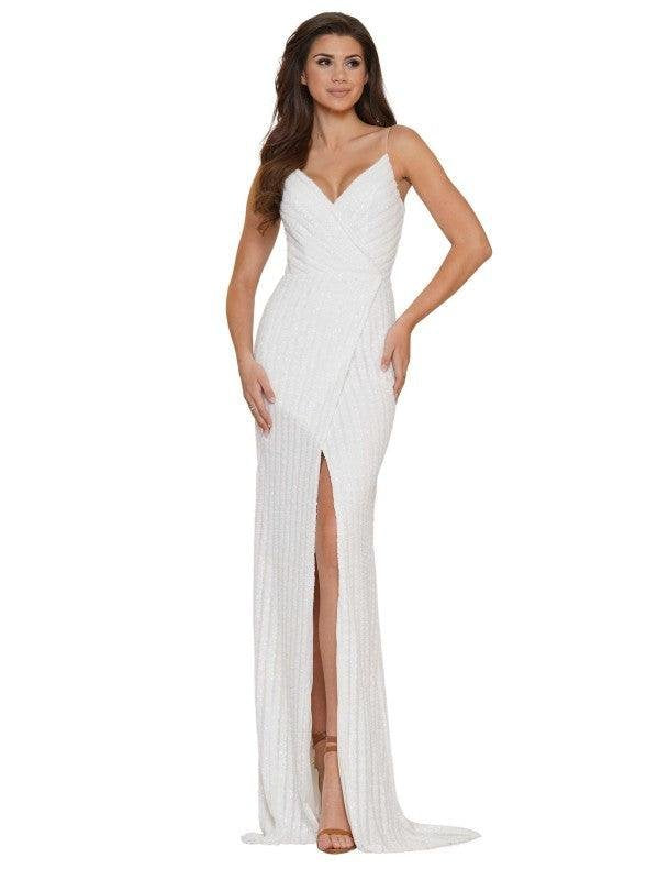 Colors Long Spaghetti Strap Formal Prom Gown 2659 - The Dress Outlet