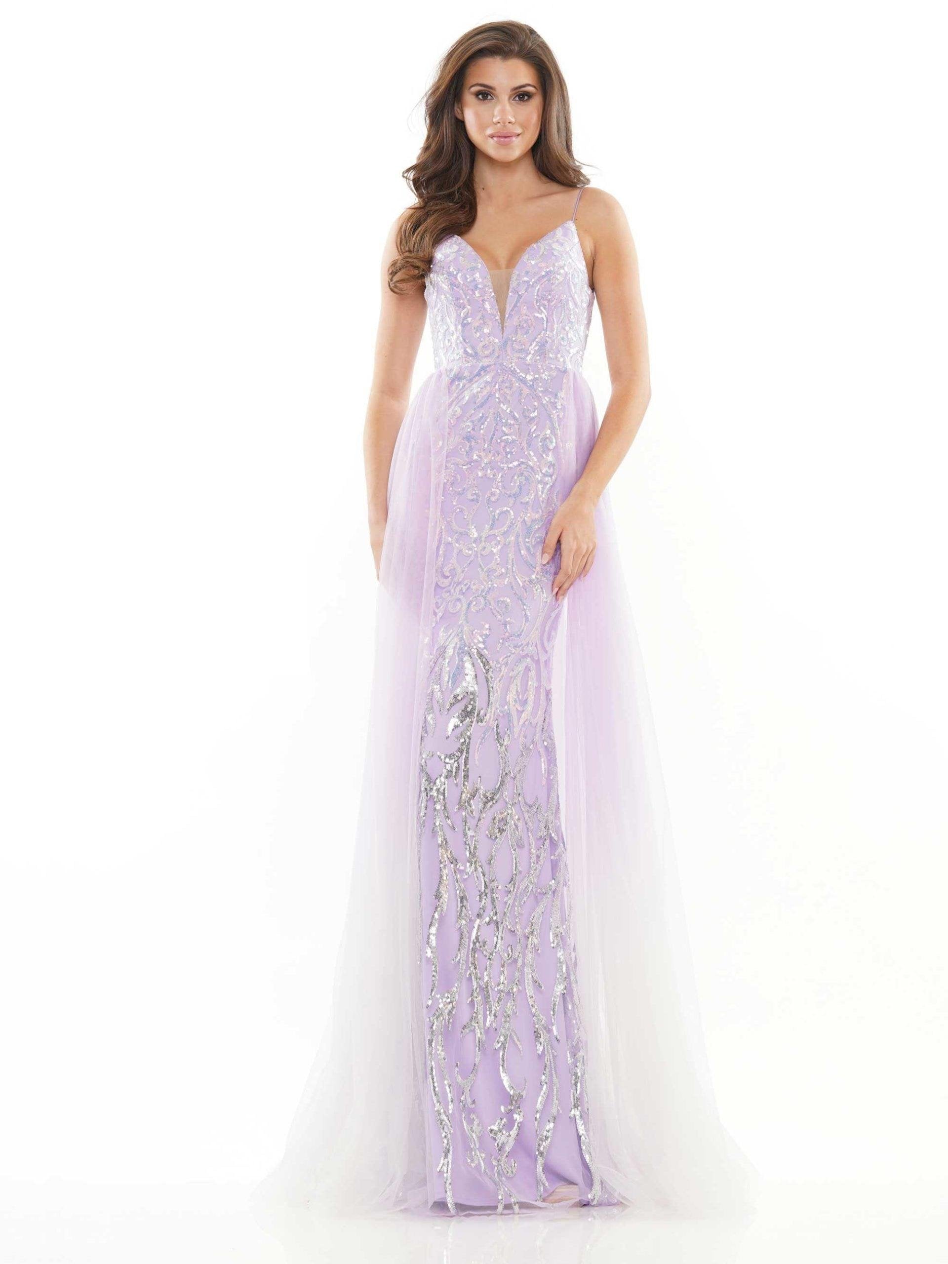 Colors Long Spaghetti Strap Ombre Prom Dress 2757 - The Dress Outlet