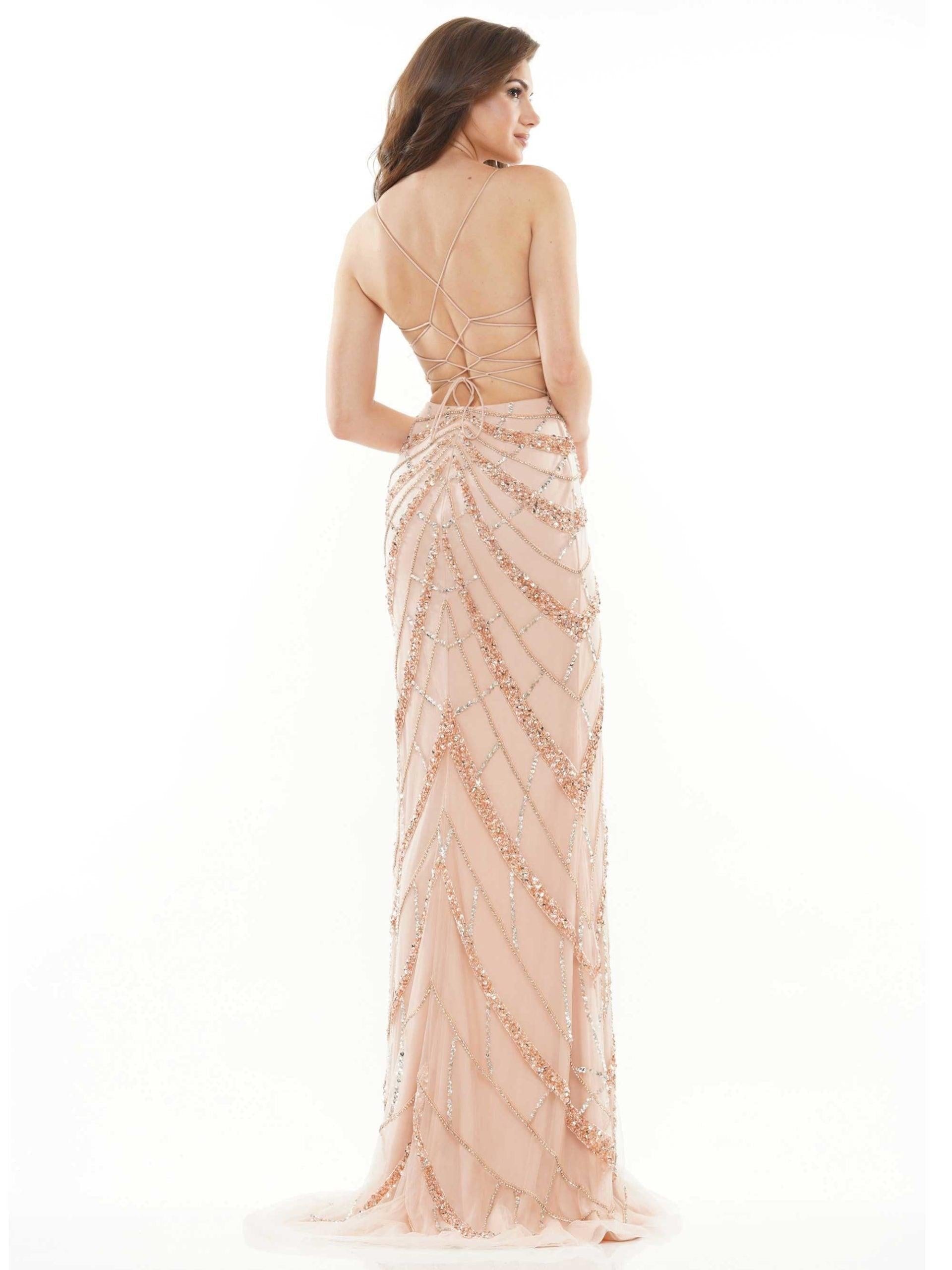 Colors Long Spaghetti Strap Prom Formal Dress 2678 - The Dress Outlet