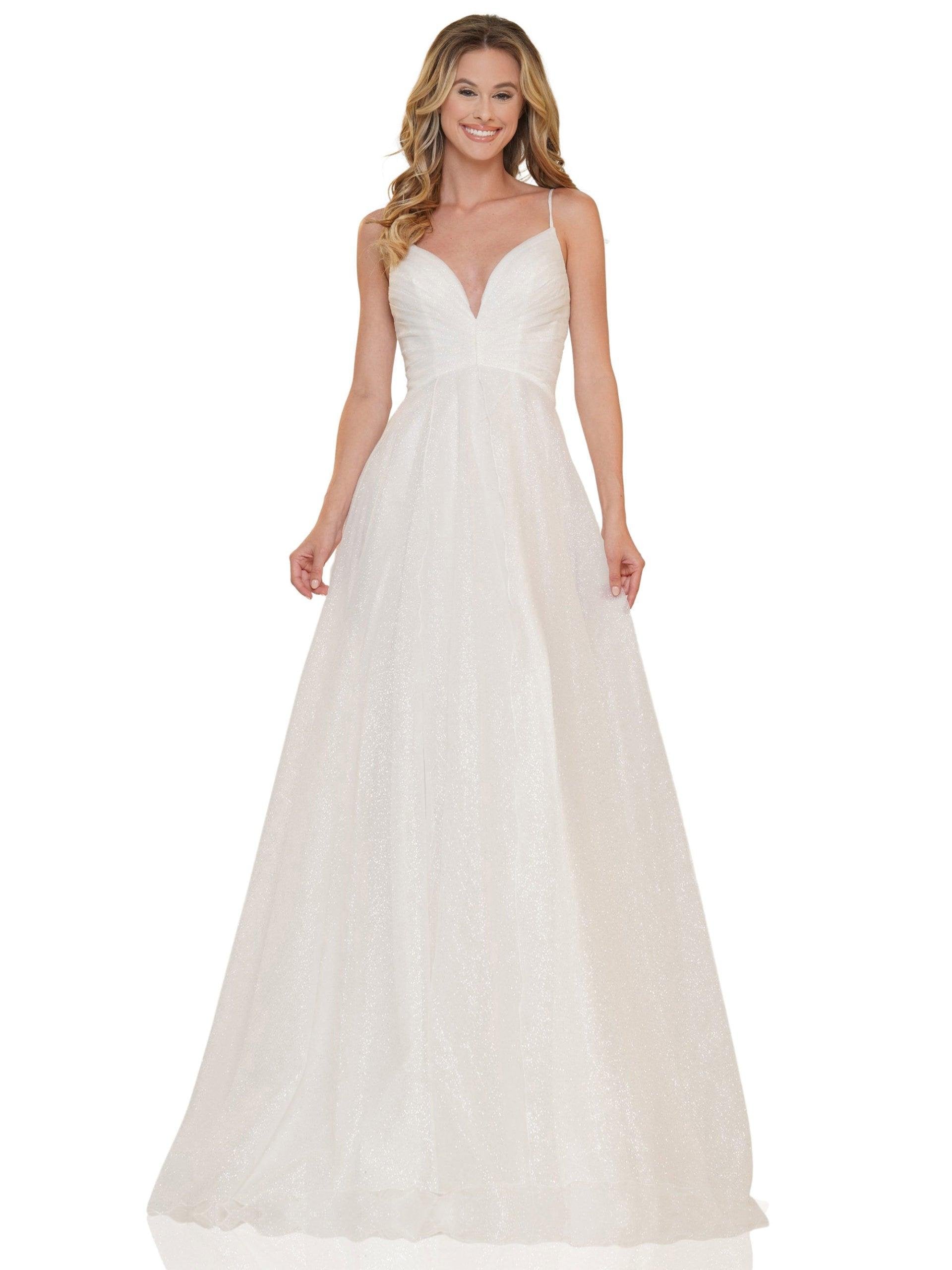 Colors Long Spaghetti Strap Prom Formal Dress 2680 - The Dress Outlet