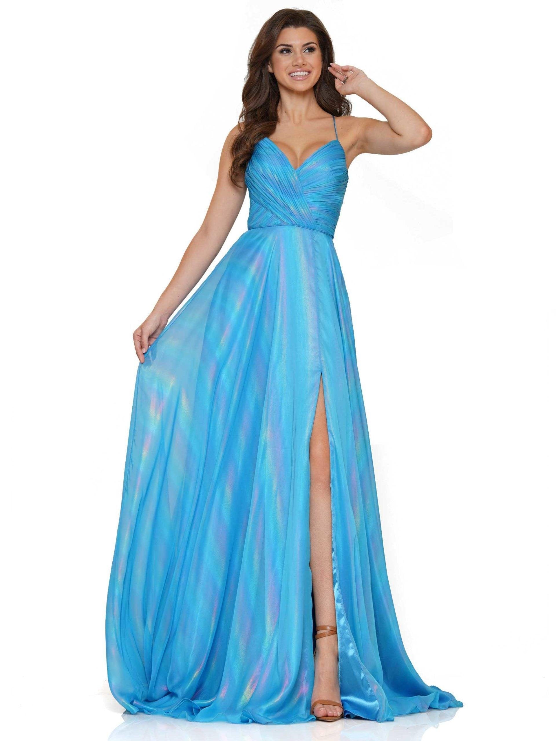 Colors Long Spaghetti Strap Sexy Prom Dress 2765 - The Dress Outlet