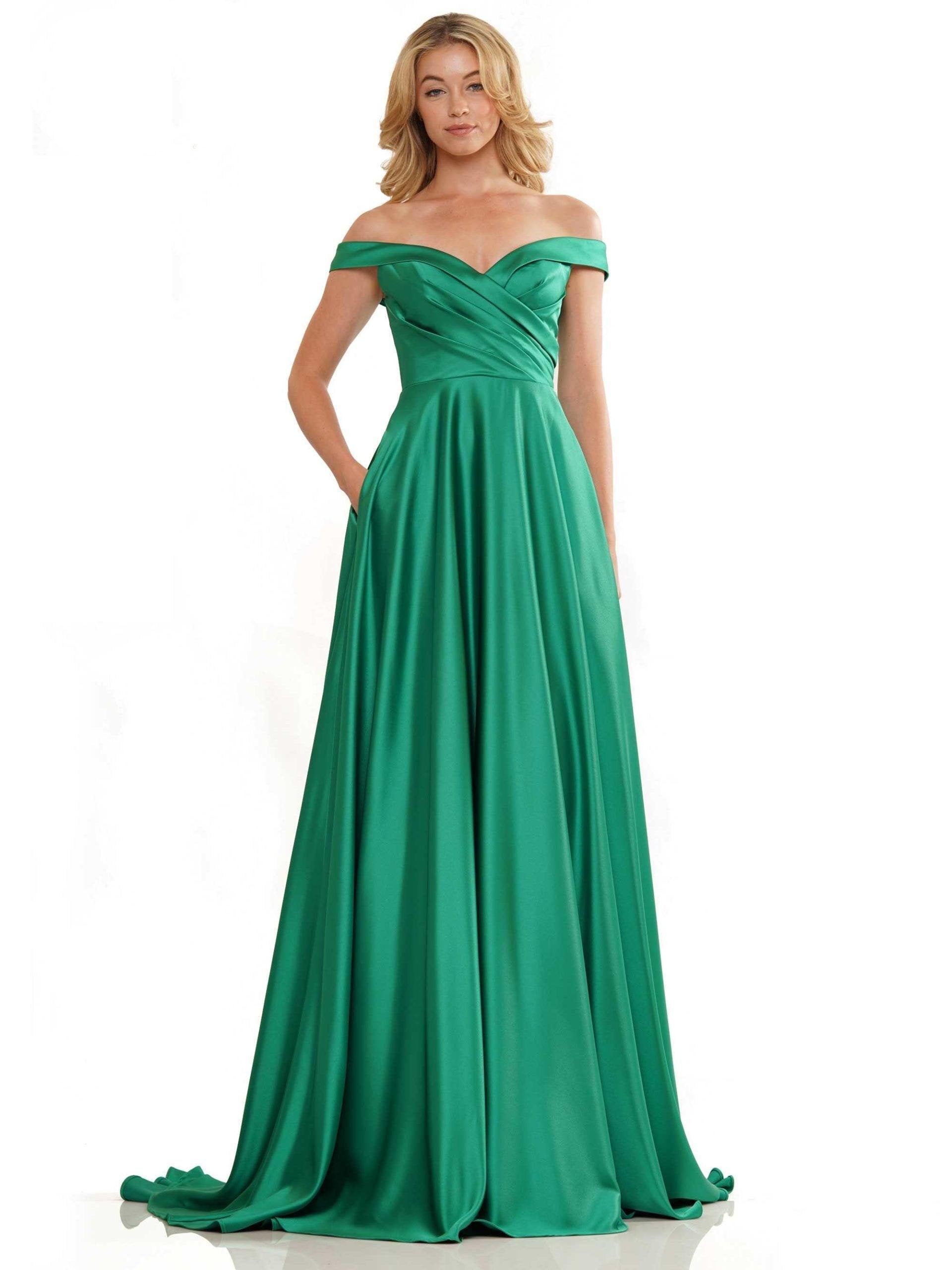 Colors Off Shoulder Long Prom Dress G1099 - The Dress Outlet
