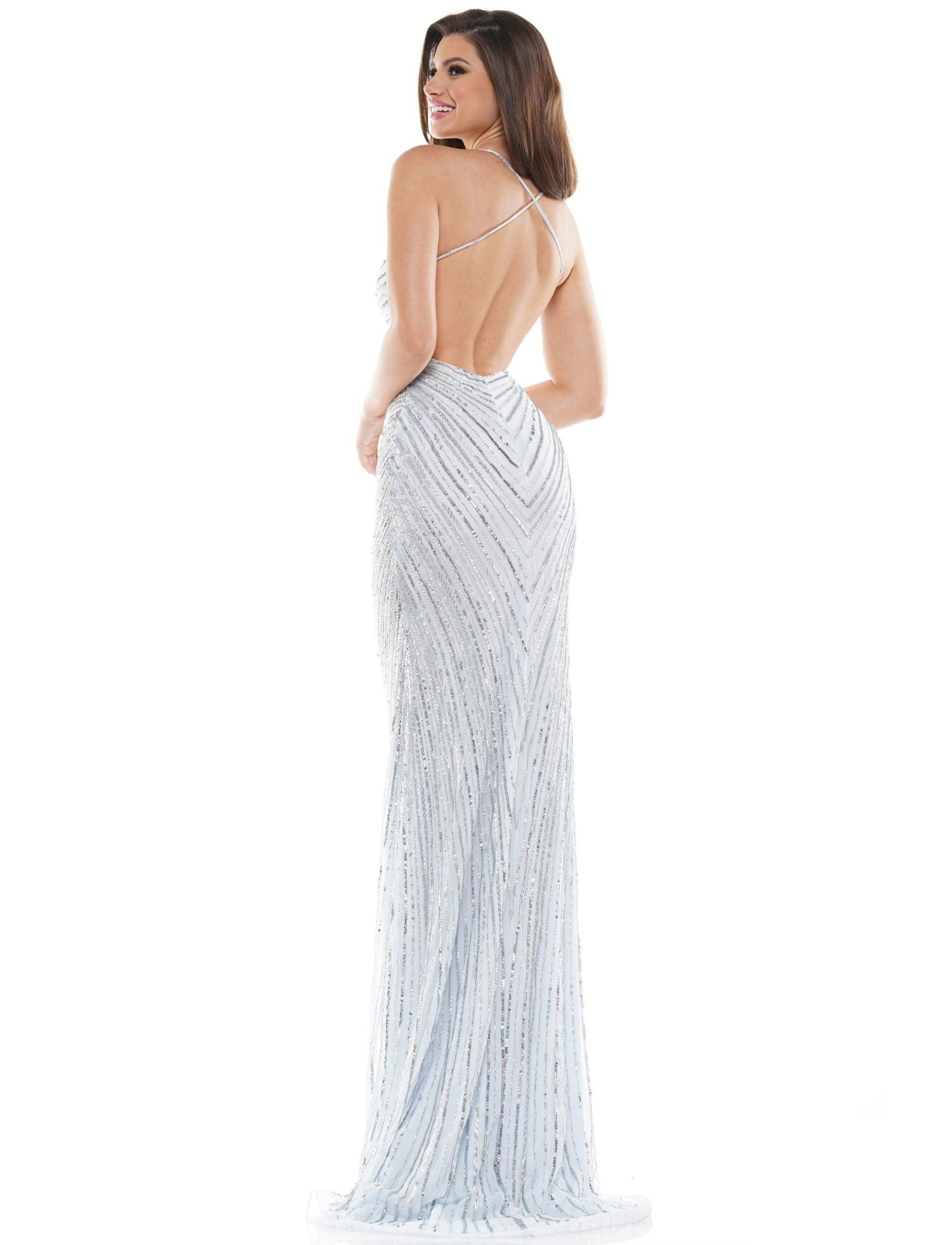 Colors Prom Long Fitted Formal Sequins Dress 112 - The Dress Outlet