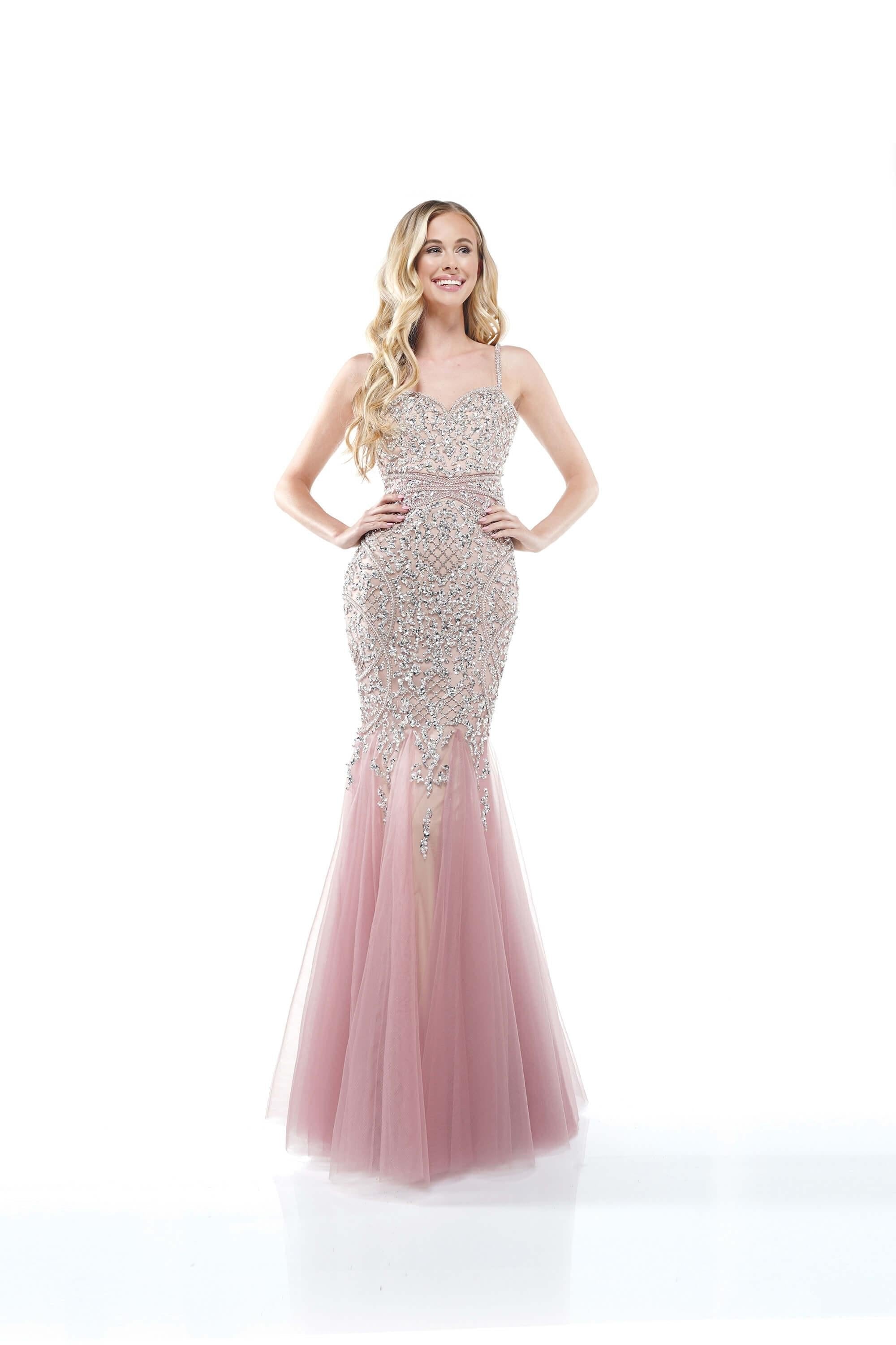 Colors Prom Long Formal Beaded Mermaid Dress 2230 - The Dress Outlet