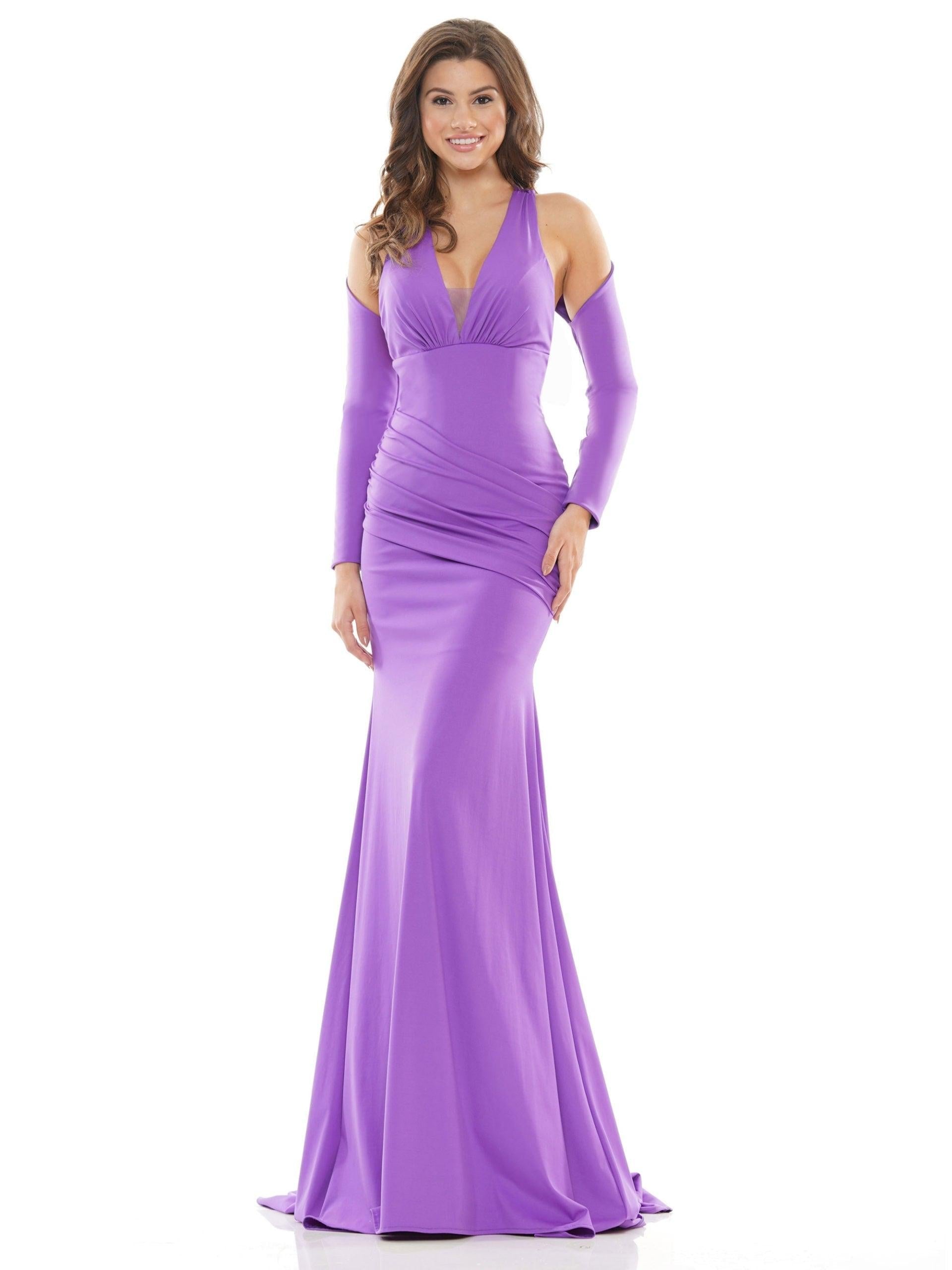 Colors Prom Long Formal Fitted Dress 2689 - The Dress Outlet