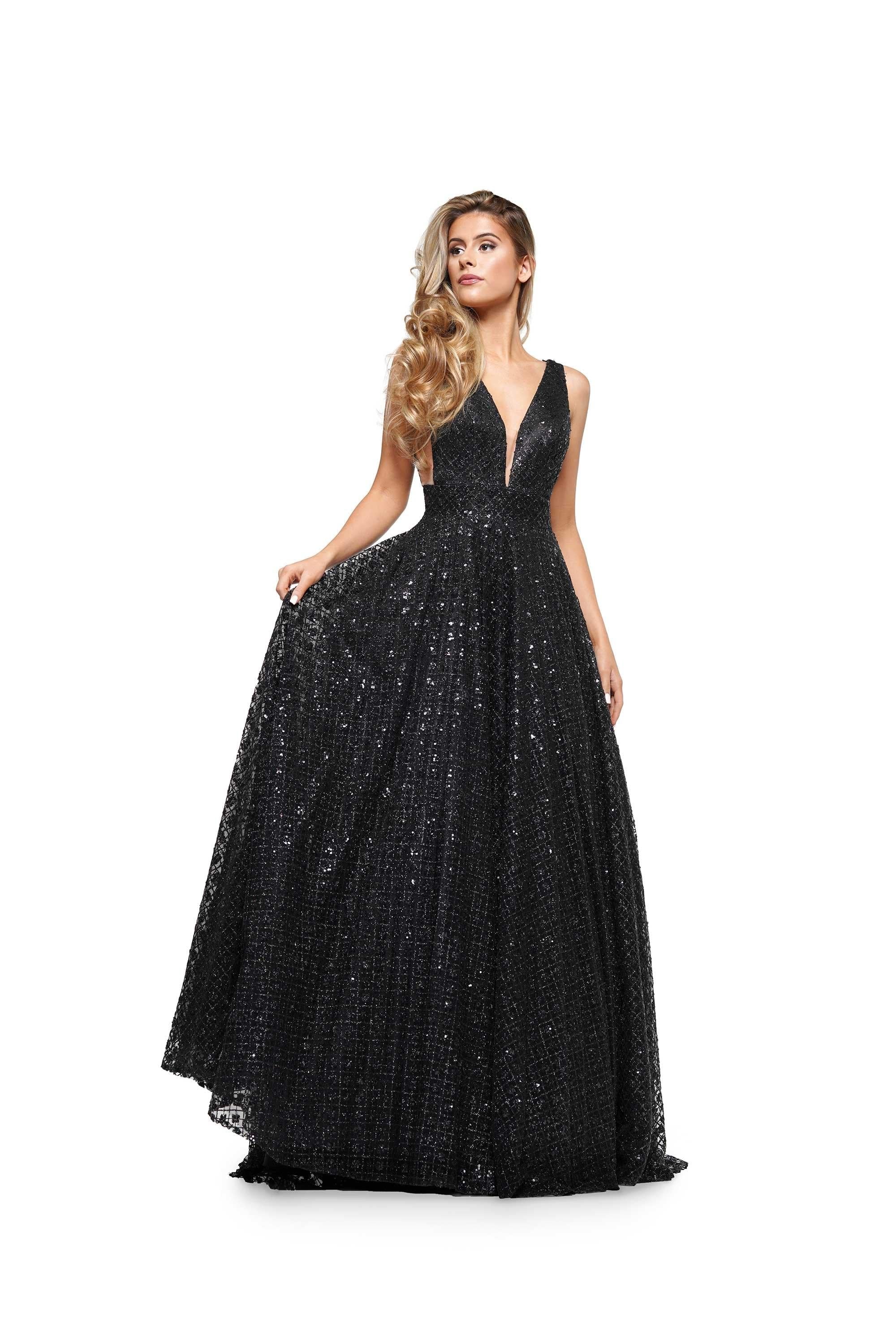 Colors Prom Long Glitter Ball Gown 2170 - The Dress Outlet