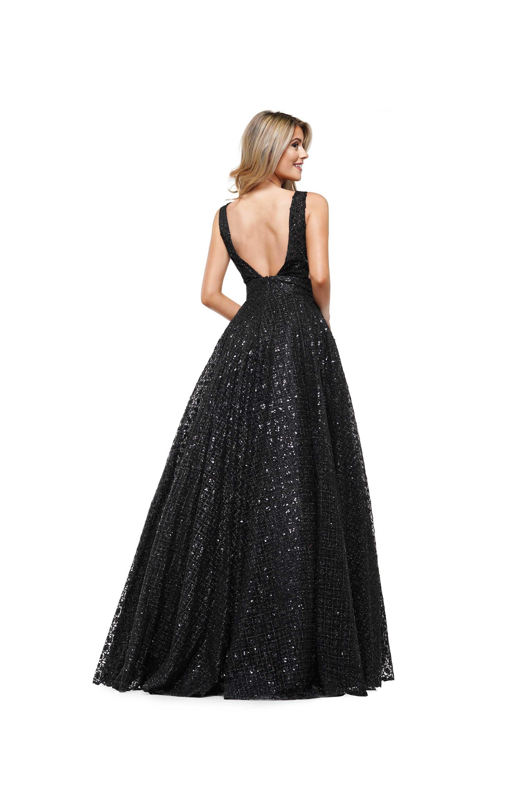 Colors Prom Long Glitter Ball Gown 2170 - The Dress Outlet
