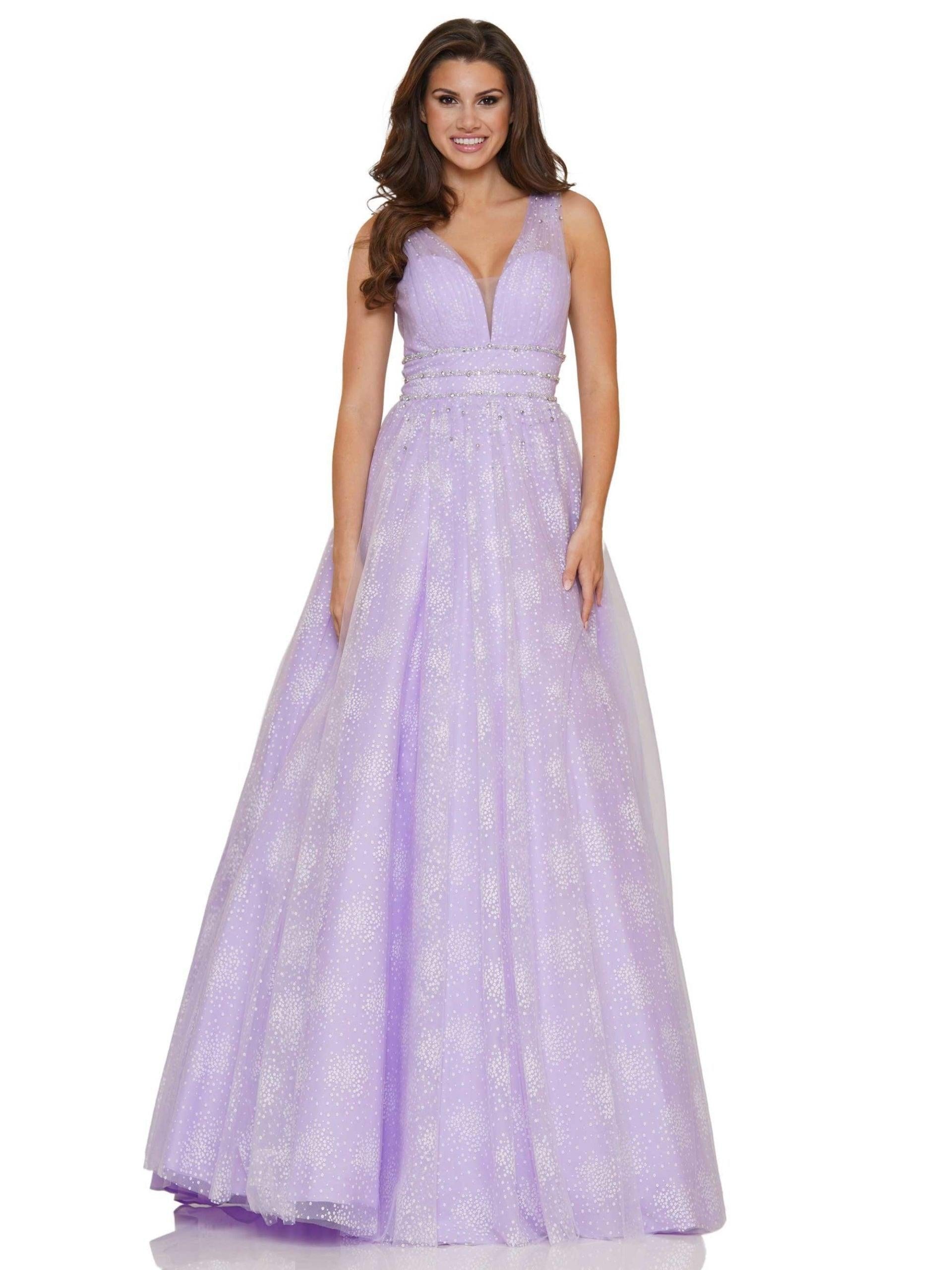 Colors Prom Long Sleeveless Beaded Ball Gown 2736 - The Dress Outlet