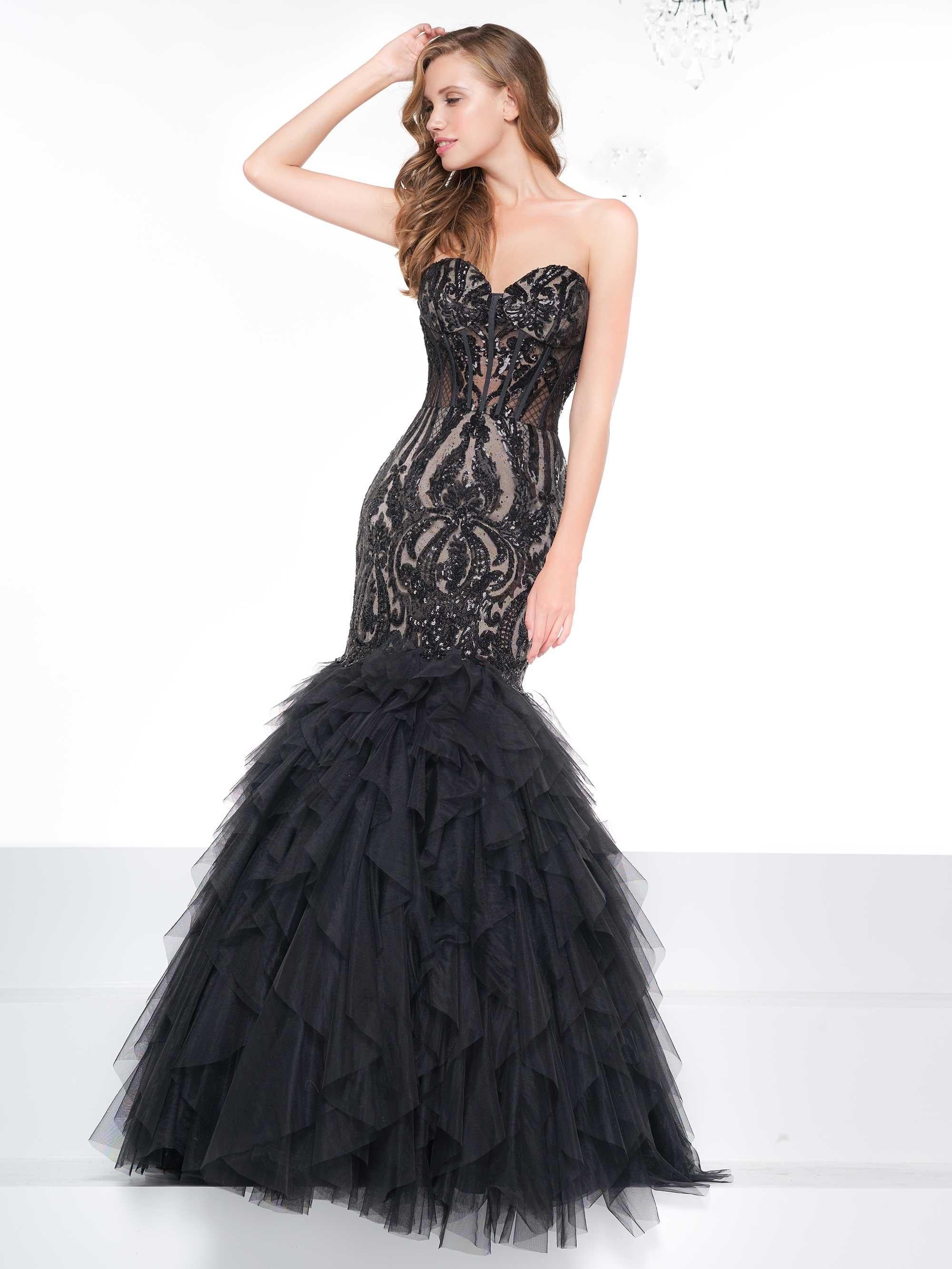Colors Prom Long Strapless Mermaid Prom Gown 2067 - The Dress Outlet