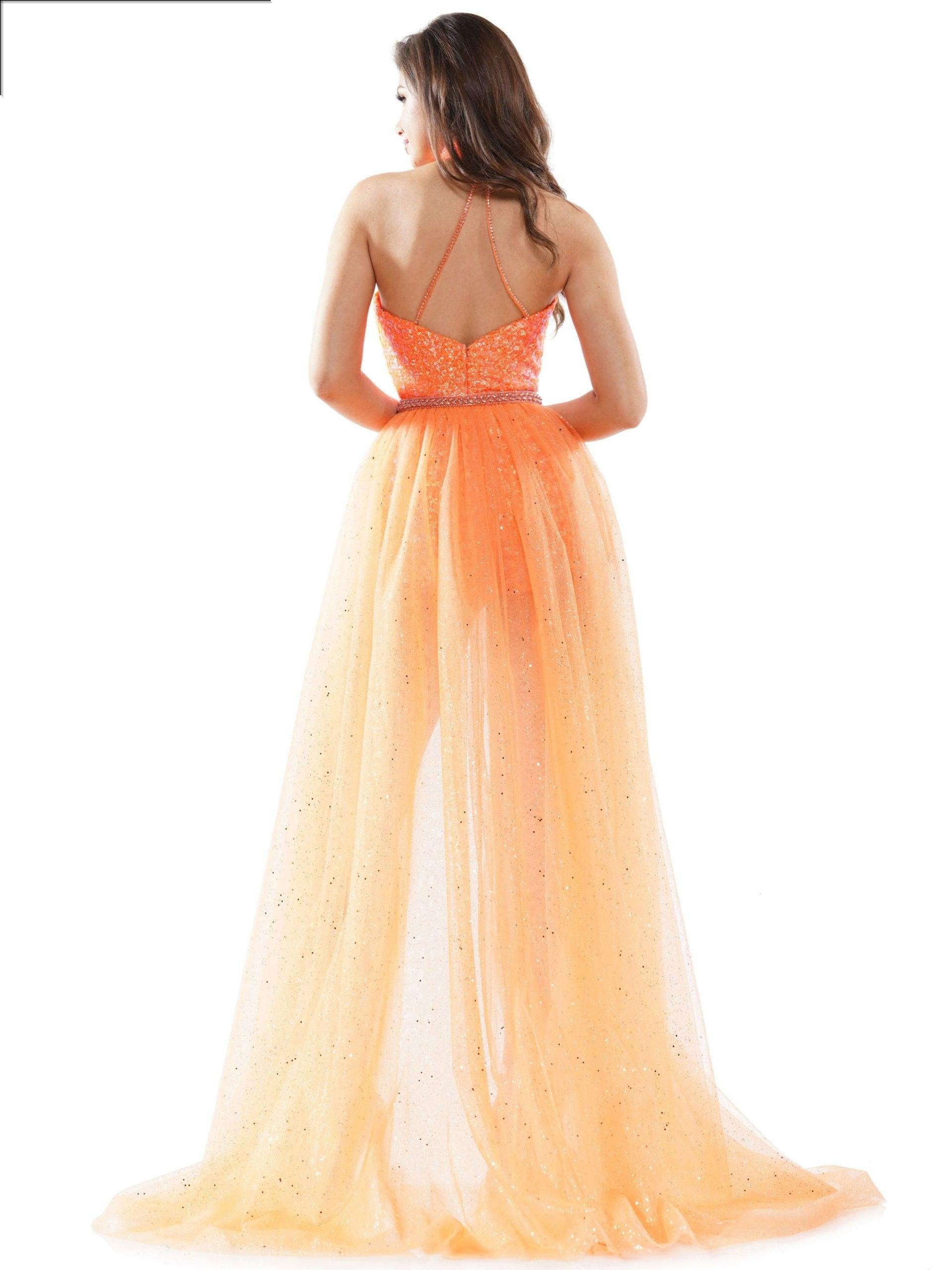 Colors Prom Short Romper Skirt Overlay 2599 - The Dress Outlet