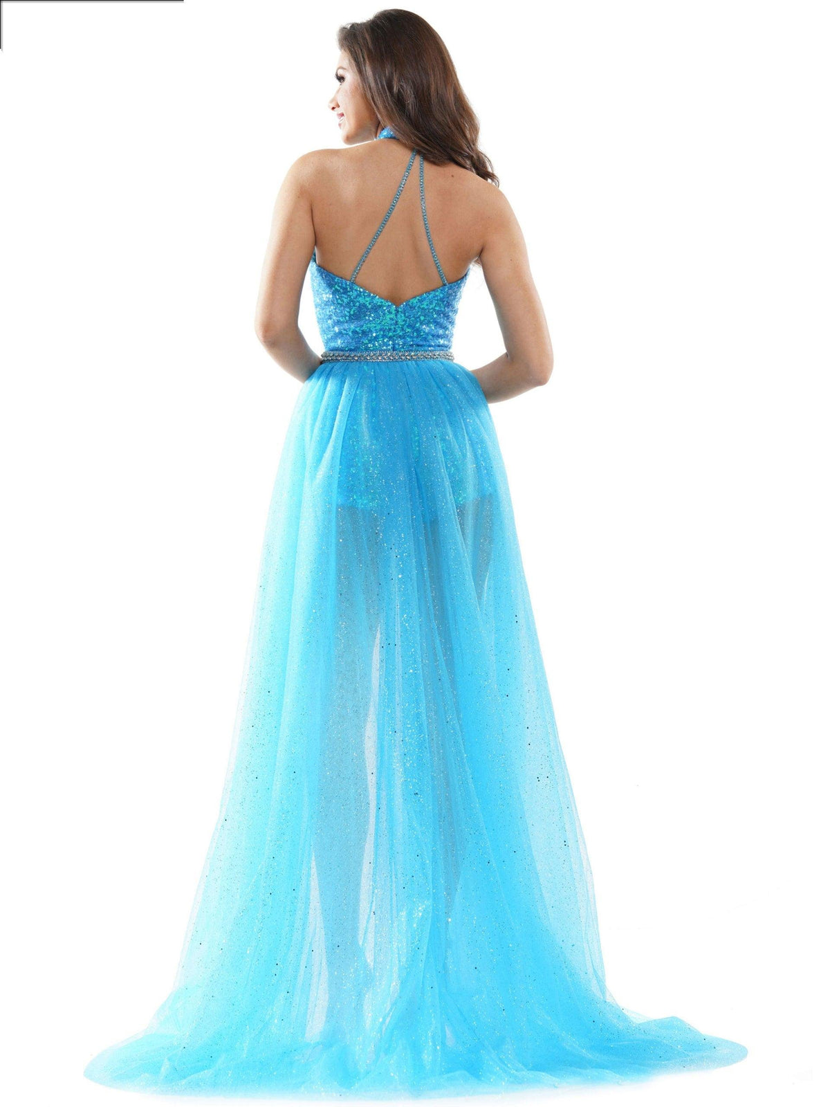 Colors Prom Short Romper Skirt Overlay 2599 - The Dress Outlet