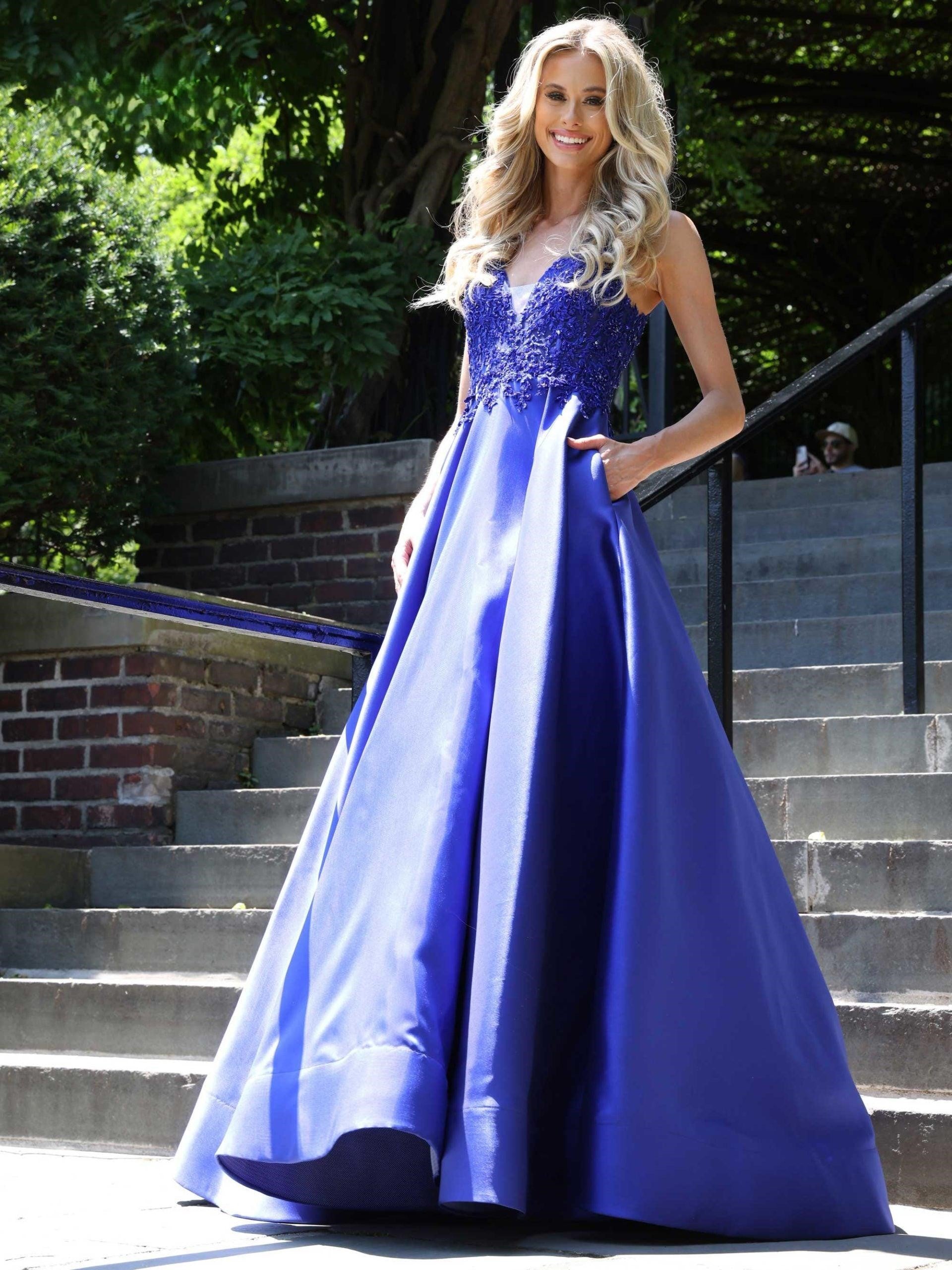 Colors Sleeveless Long Evening Dress 2914 - The Dress Outlet