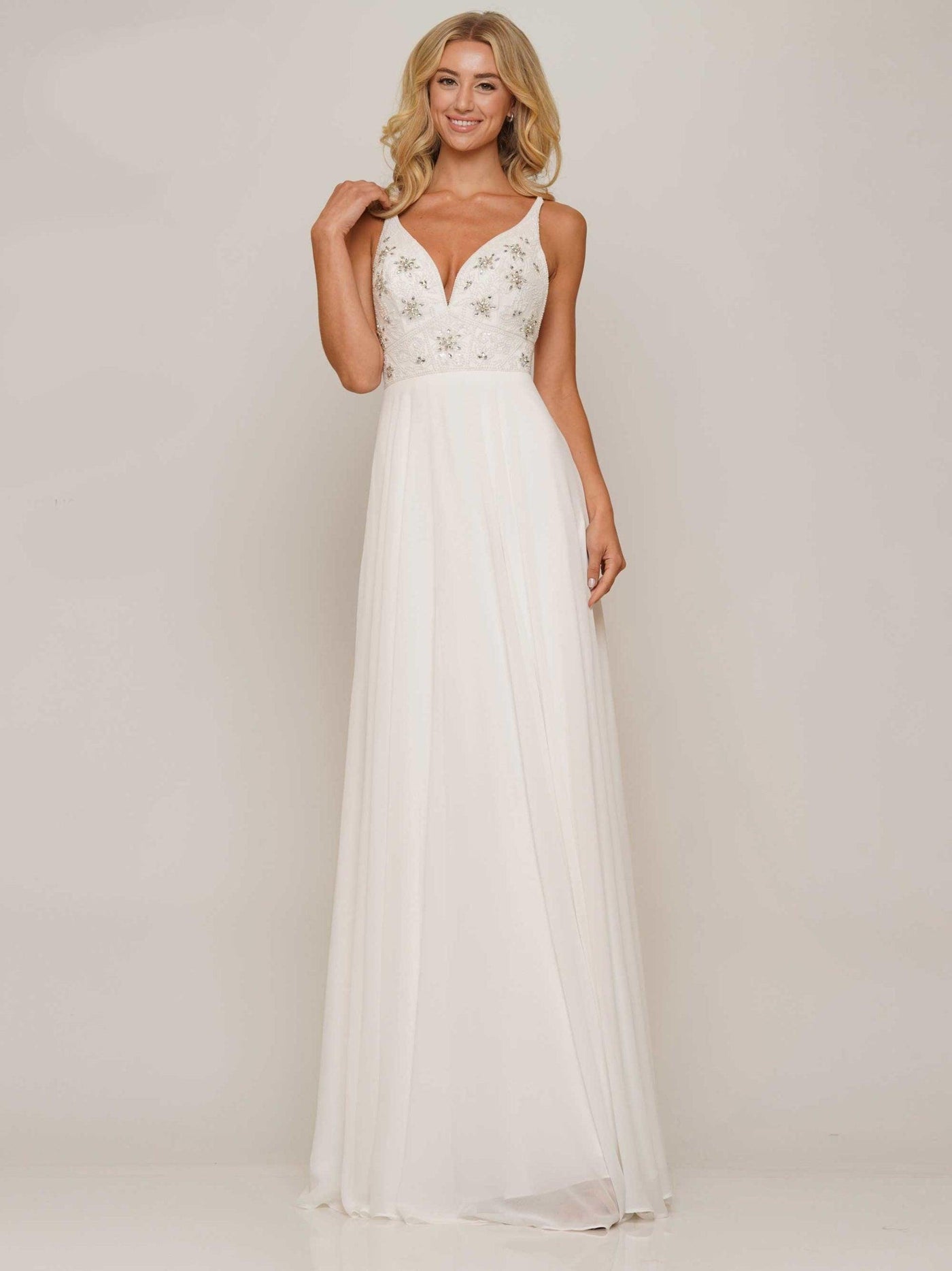 Colors Sleeveless Long Prom Dress 3000 - The Dress Outlet