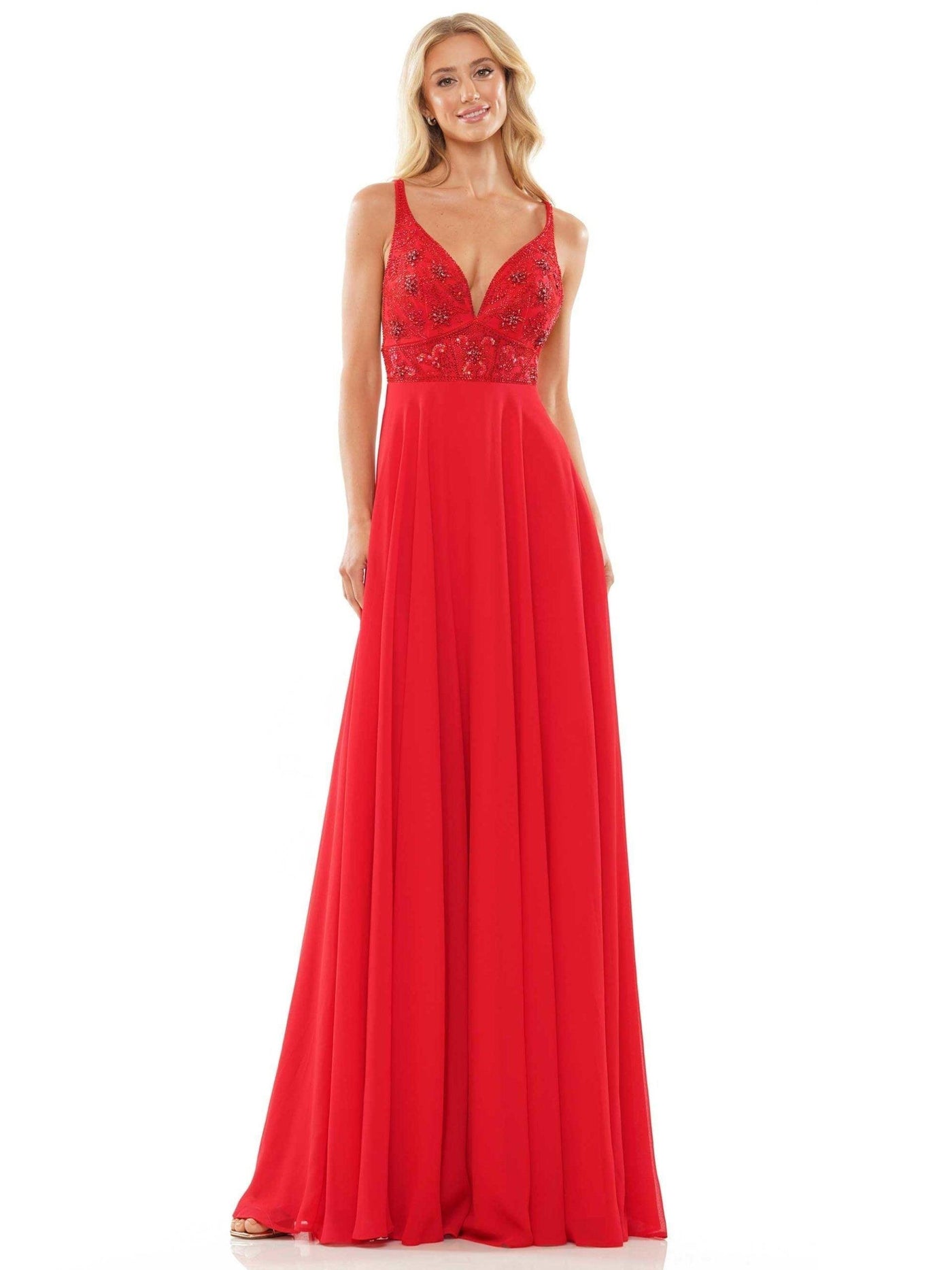 Colors Sleeveless Long Prom Dress 3000 - The Dress Outlet