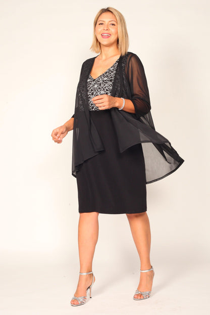 Connected Apparel Mother of the Bride Short Dress - The Dress Outlet