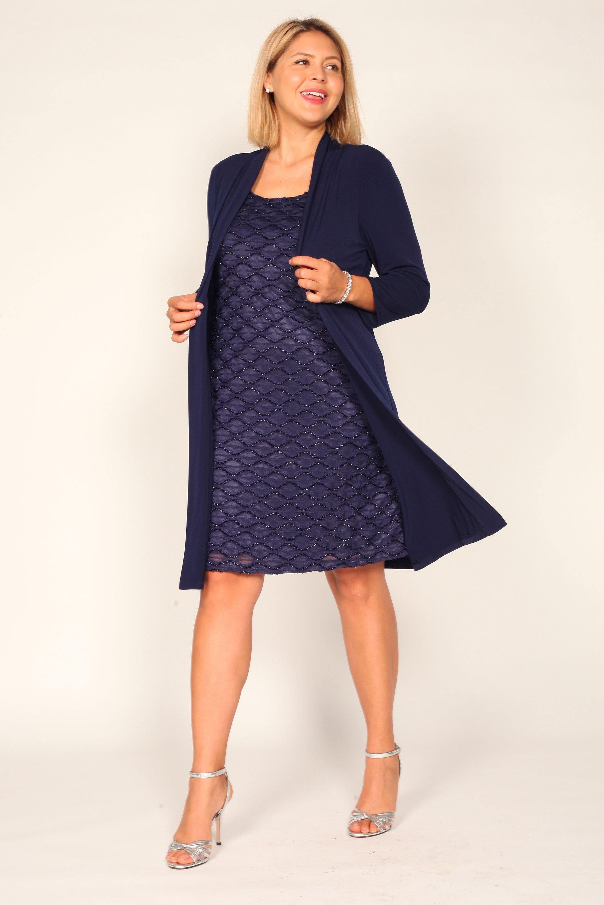 Connected Apparel Mother of the Bride Short Dress