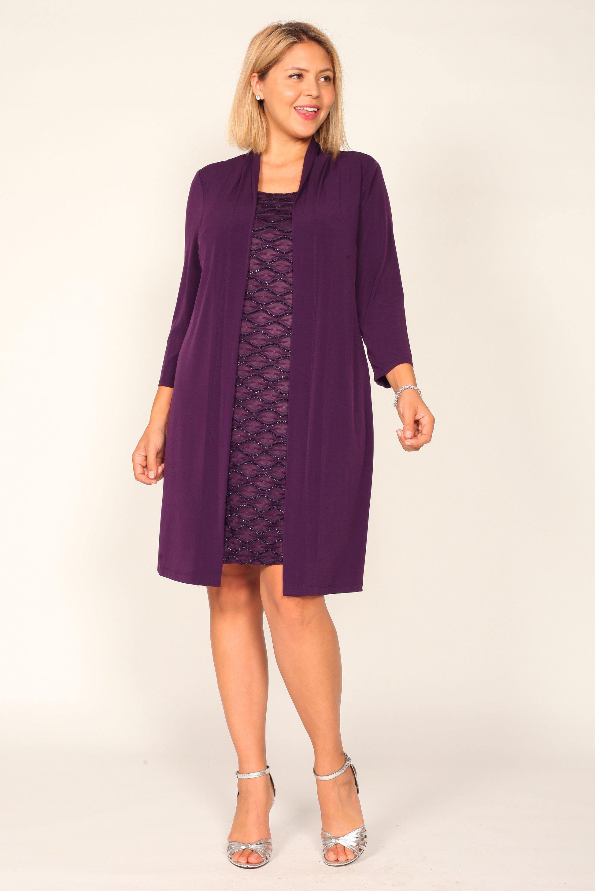 Connected Apparel Mother of the Bride Short Dress