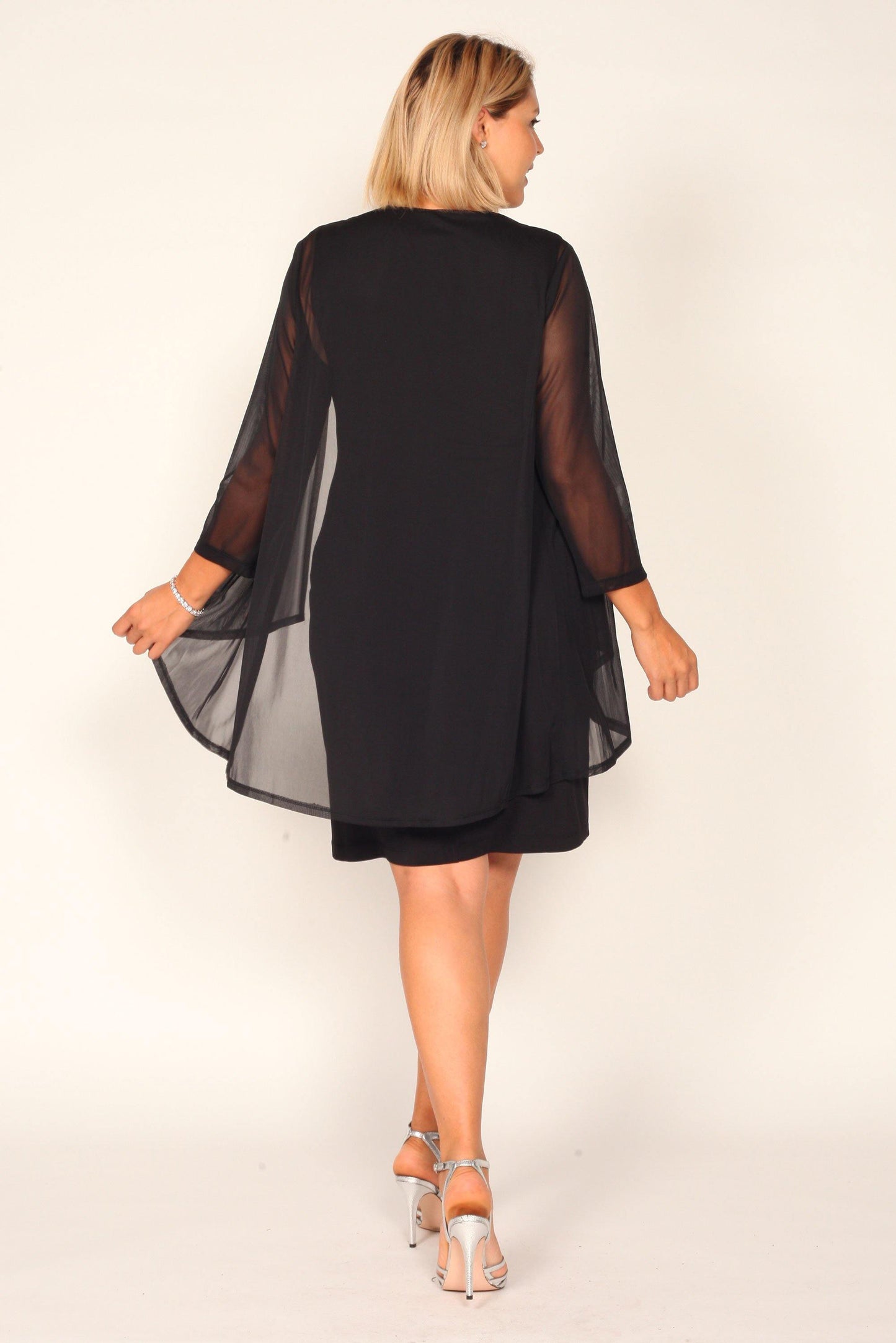 Connected Apparel Short Mother of the Bride Dress - The Dress Outlet