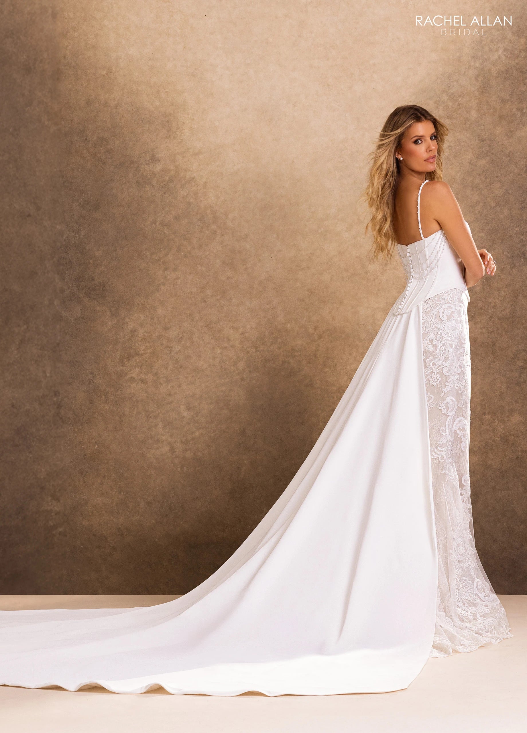 Sweetheart Floor-Length Lace Wedding Dress Mermaid Rachel Allan RB4247