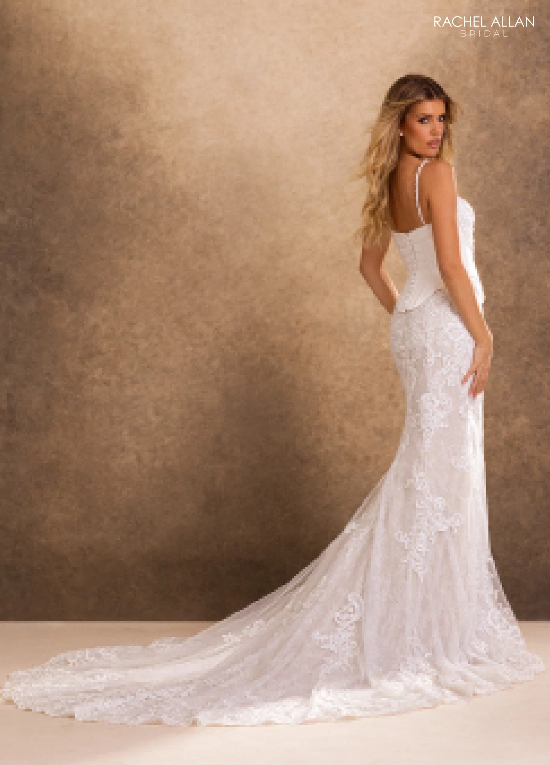 Sweetheart Floor-Length Lace Wedding Dress Mermaid Rachel Allan RB4247