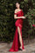 LaDivine CU093 Formal Satin Long Prom Dress