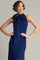 Prom Dresses Formal Long Prom Fitted Dress Navy