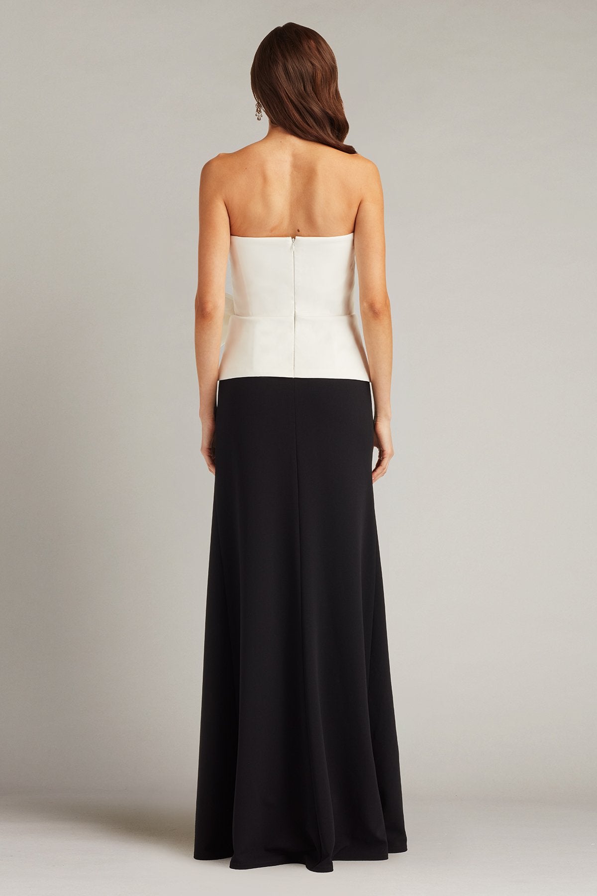 Prom Dresses Formal Long Slit Prm Dress White/Black