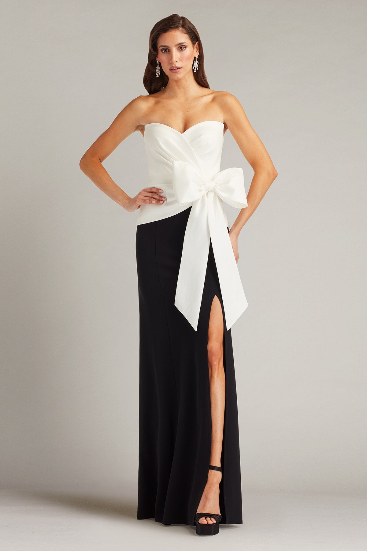 Tadashi Shoji CY24744L Formal Long Slit Prm Dress