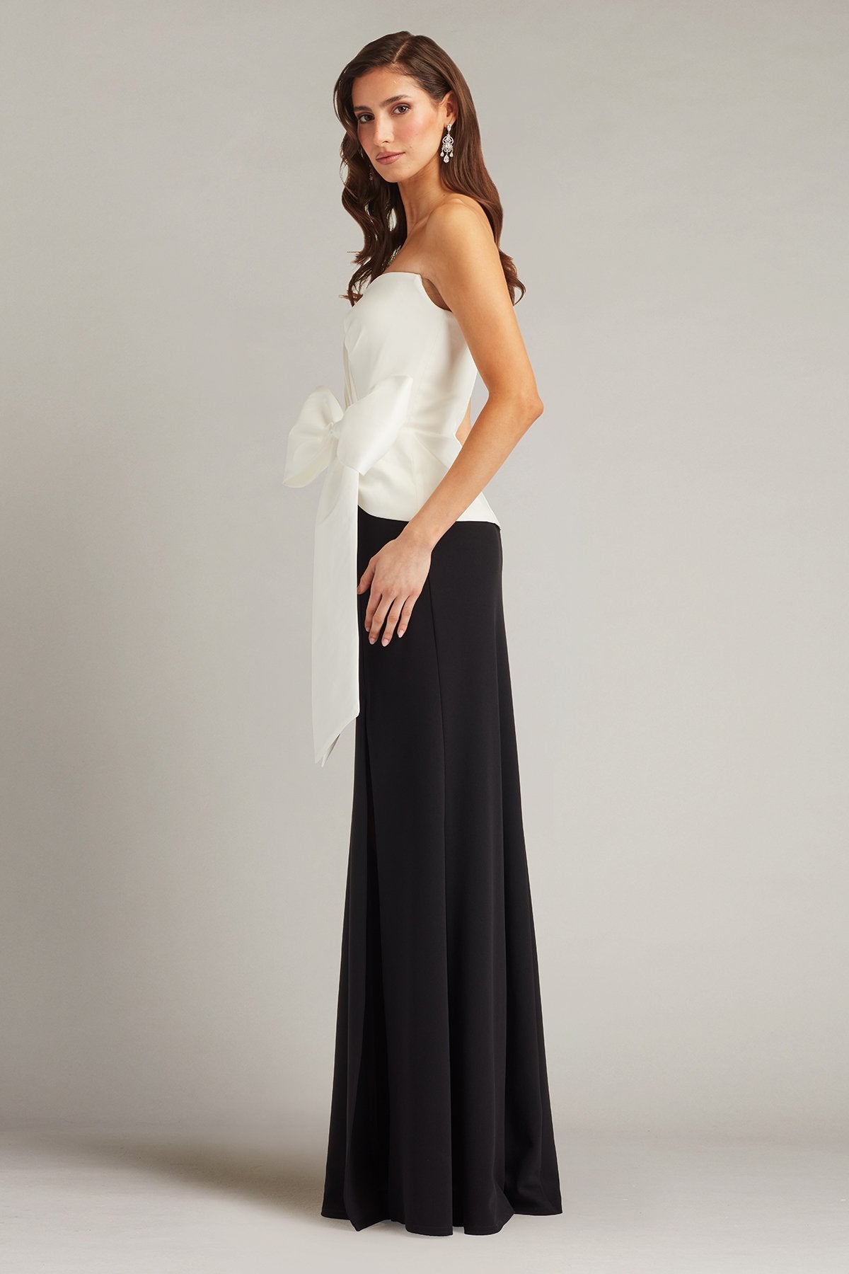 Tadashi Shoji CY24744L Formal Long Slit Prm Dress