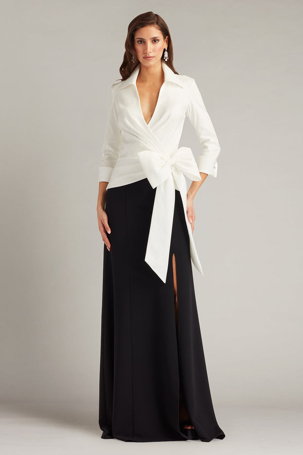 Long Formal A line Evening Dress Tadashi Shoji CY26011L
