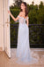Prom Dresses Beaded Long Prom Dress Blue