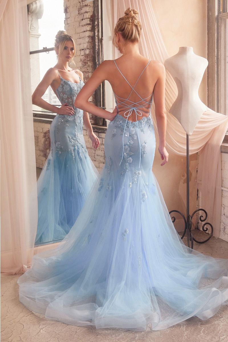 LaDivine D145 Mermaid Long Prom Dress