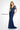 Mother of the Bride Dresses Long Formal Beaded Peplum Mother of the Bride Dress Navy Blue