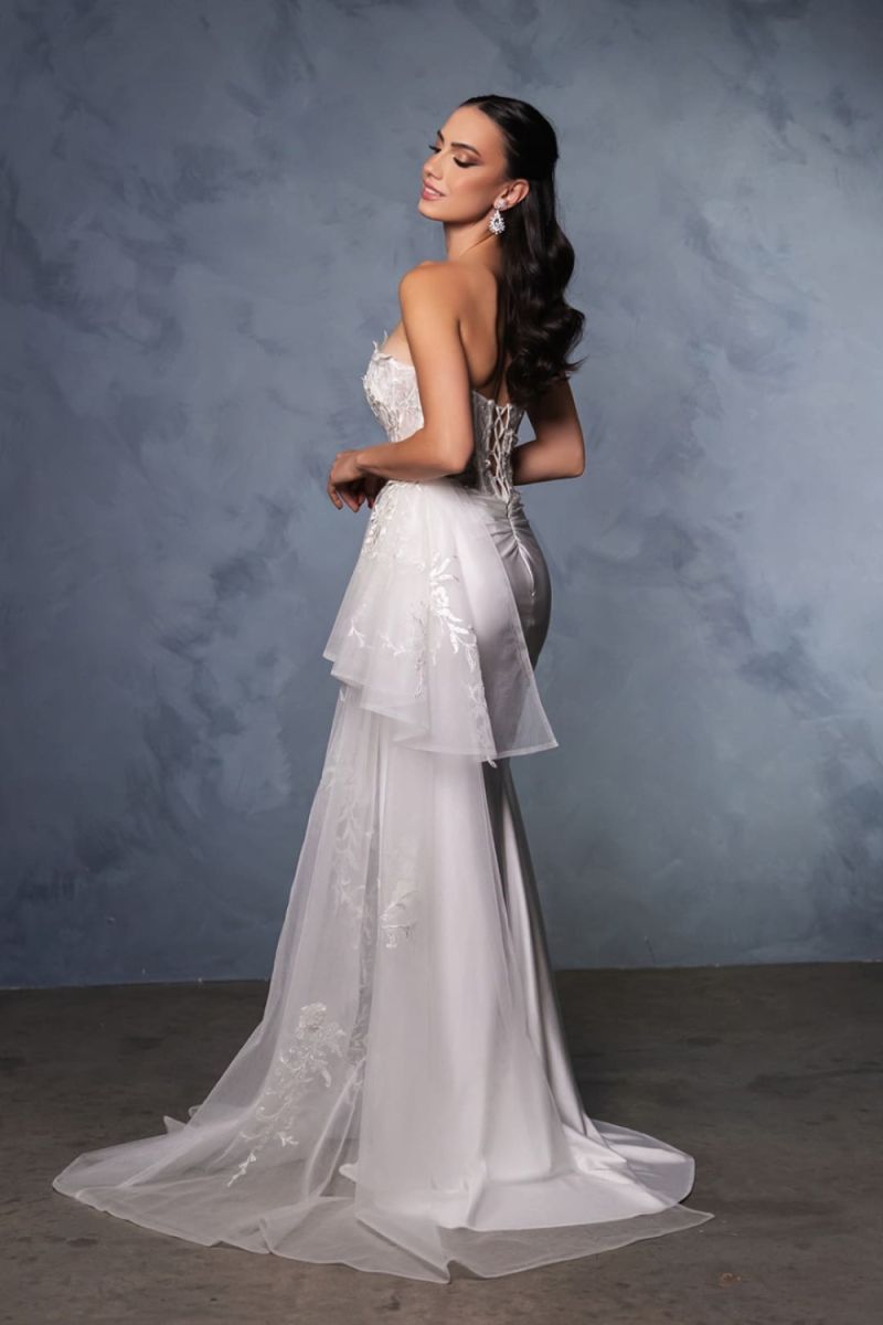 Sweetheart Floor-Length Tulle Prom Sheath Column May Queen 2072