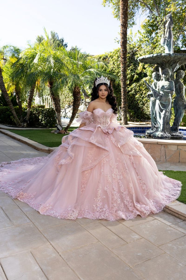 Sweetheart Floor-Length Tulle Prom Ball Gown May Queen LK289
