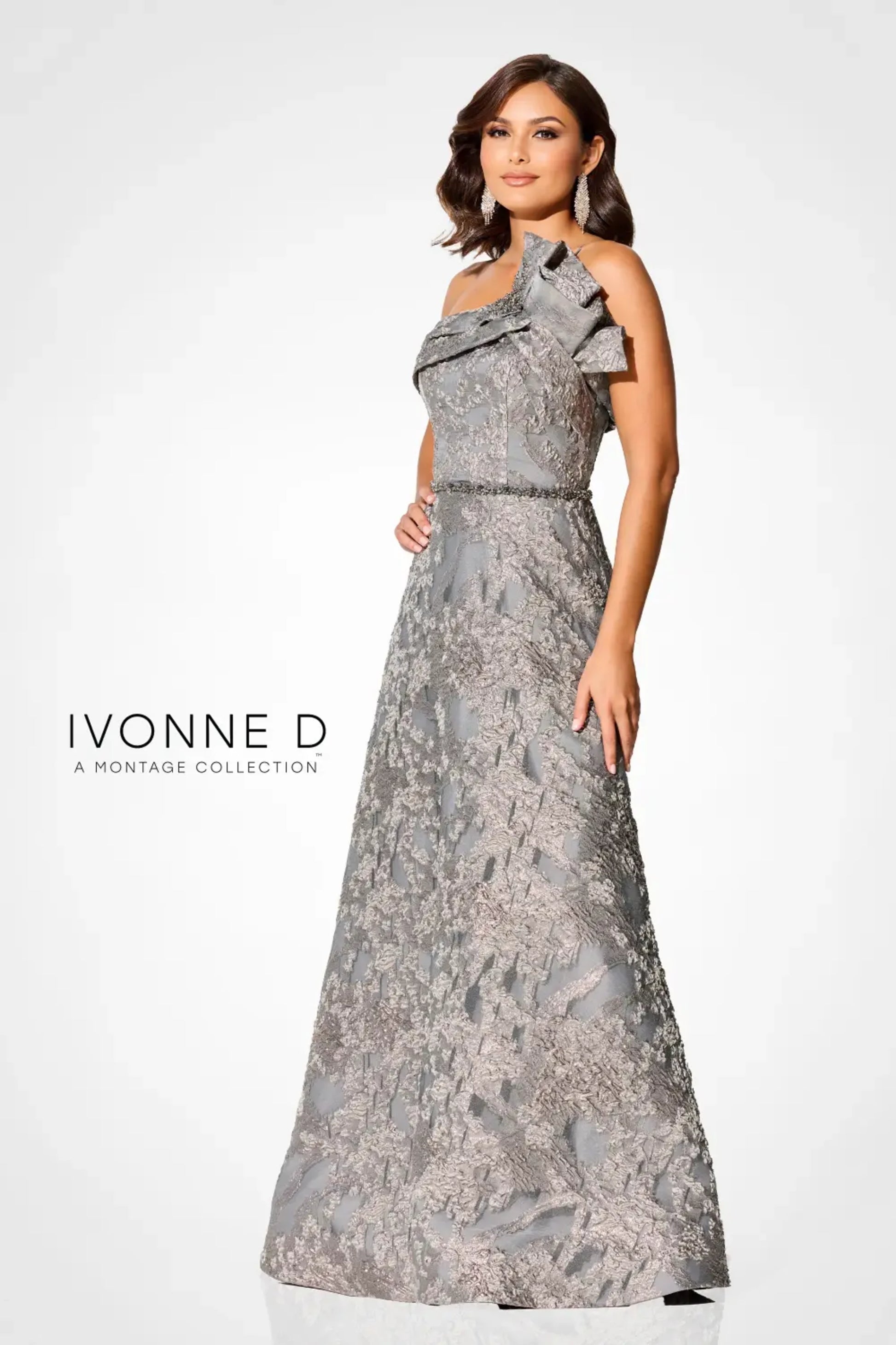 Ivonne D ID304 Long Formal A Line Evening Gown