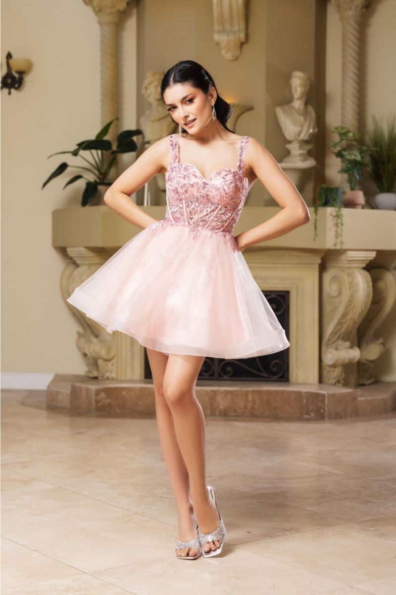 Sweetheart Mini/Short Tulle Cocktail A-Line May Queen 2149