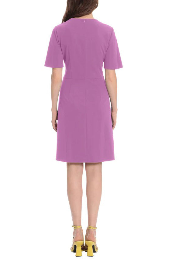 Donna Morgan D6891M A Line Short Cocktail Dress