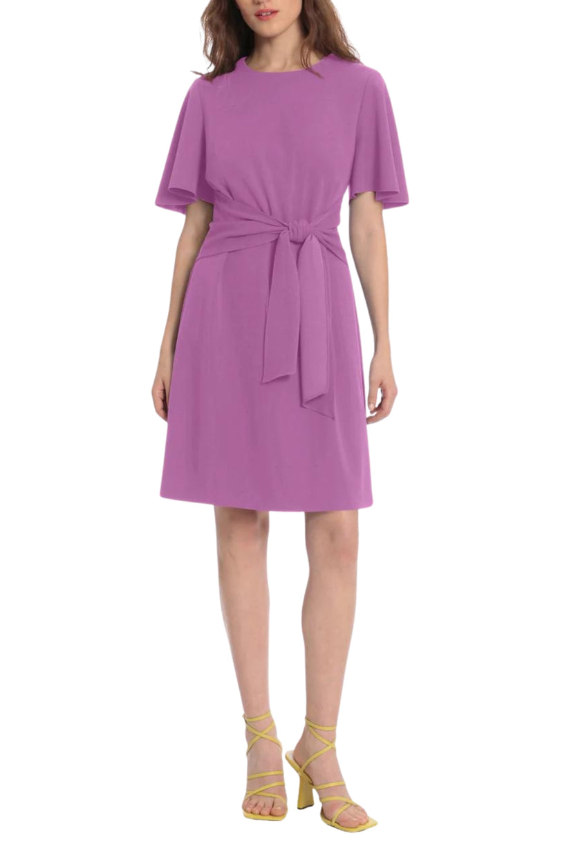 Donna Morgan D6891M A Line Short Cocktail Dress