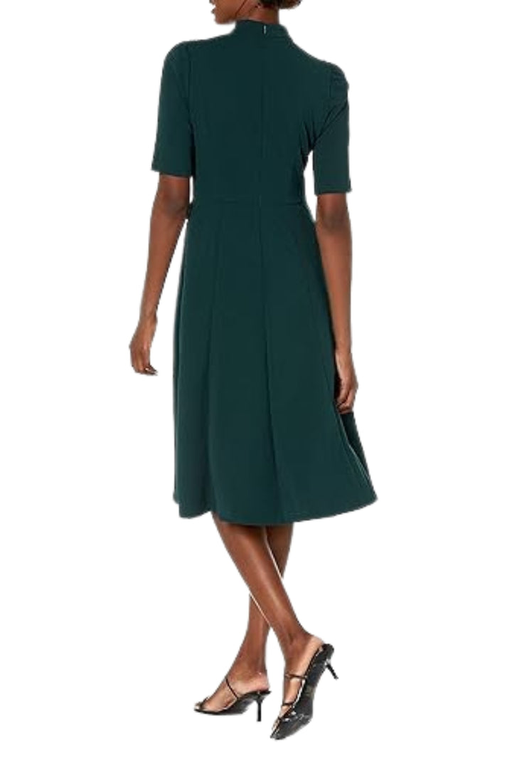 Donna Morgan D6953M Short Midi A Line Cocktail Dress