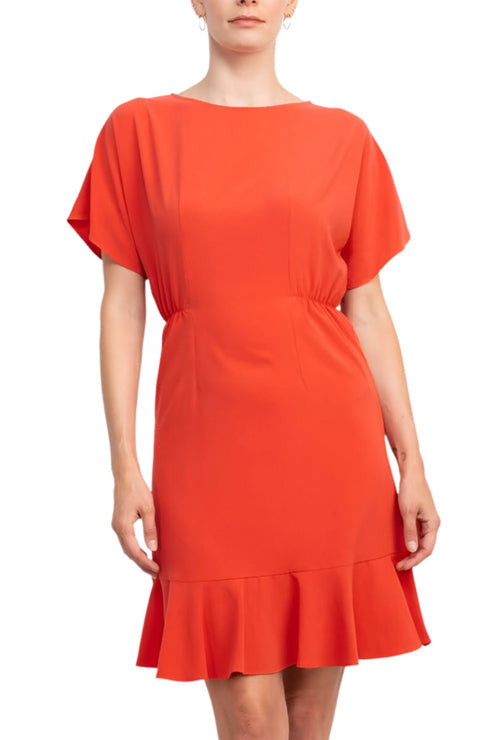 Donna Morgan D7704M Short Cocktail Fitted Dress