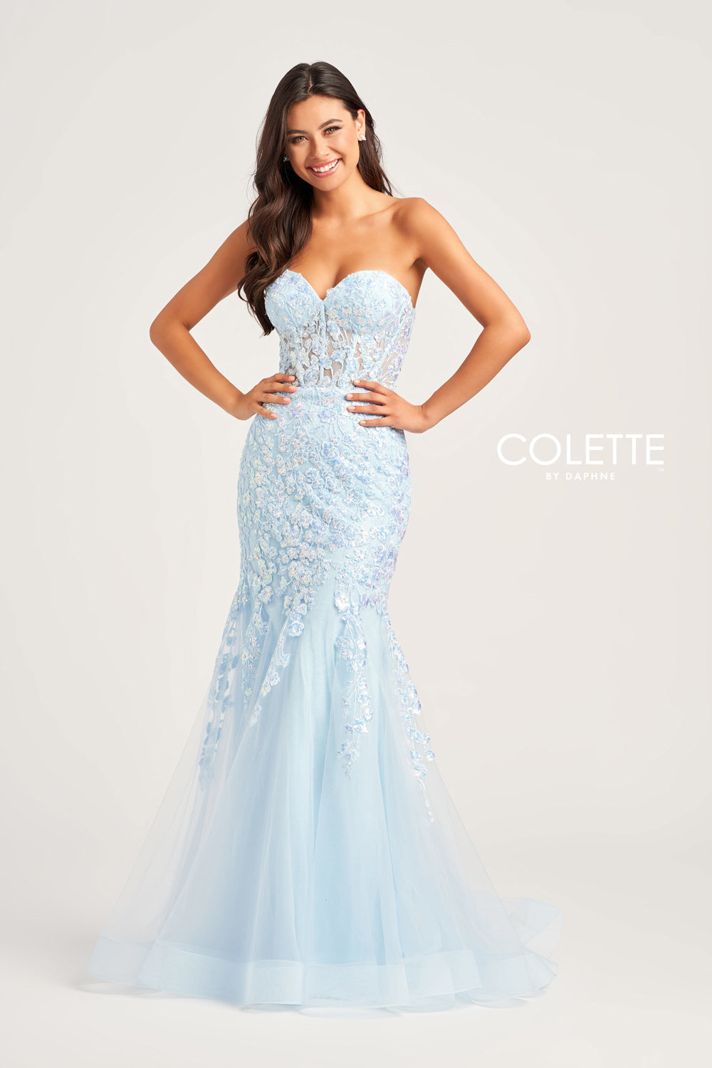 Colette CL5274 Sequin Long Prom Formal Mermaid Dress