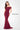 Formal Dresses Long Floral A Line Formal Peplum Evening Dress Bordeaux