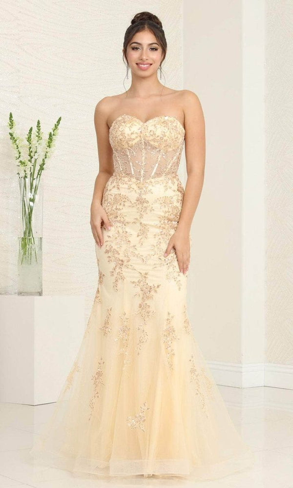 Sweetheart Floor-Length Tulle Prom Mermaid Trumpet May Queen RQ8118