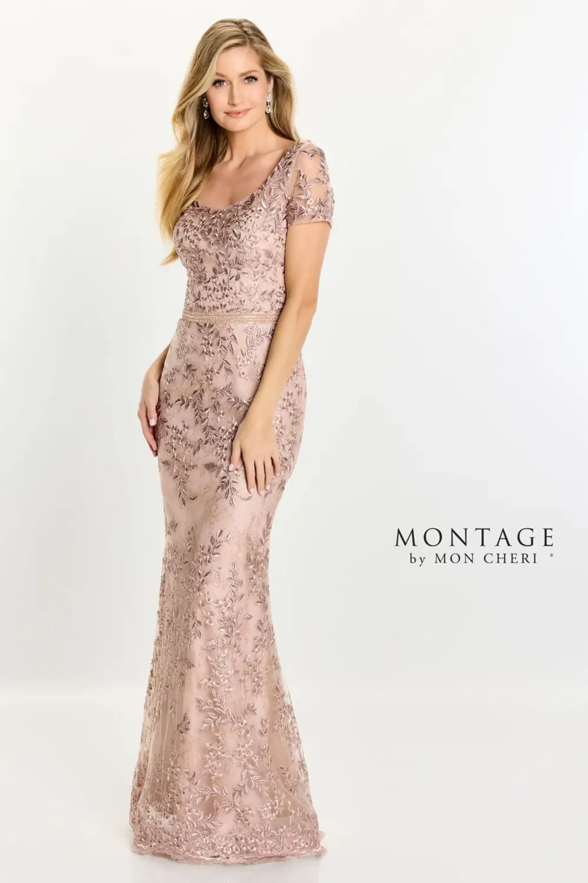 Montage M529 Long Formal Mother of the Bride Evening Dress
